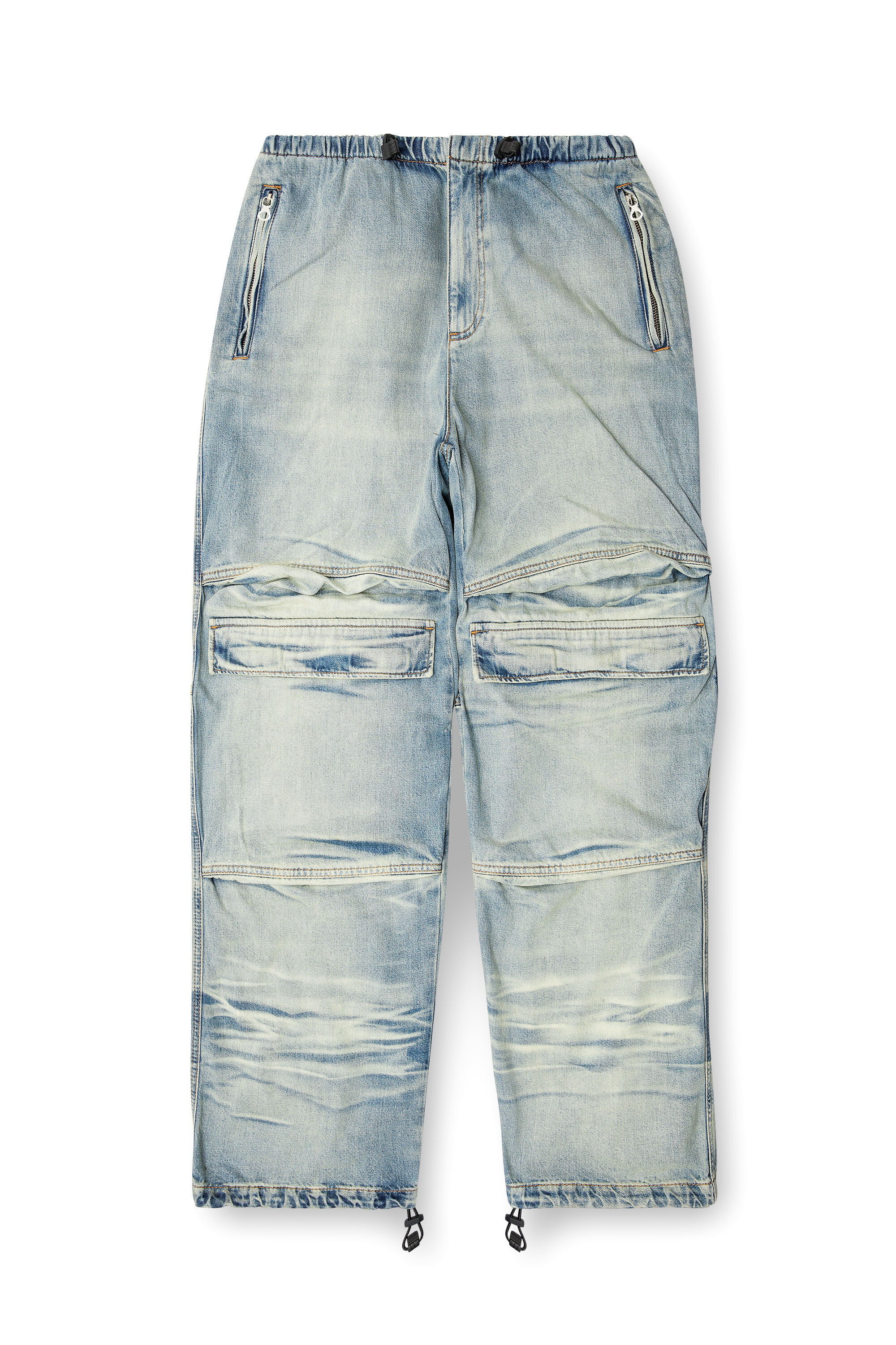 Diesel - Relaxed Jeans D-Dayetz 0ABDF Mixte, Bleu Clair - Image 2