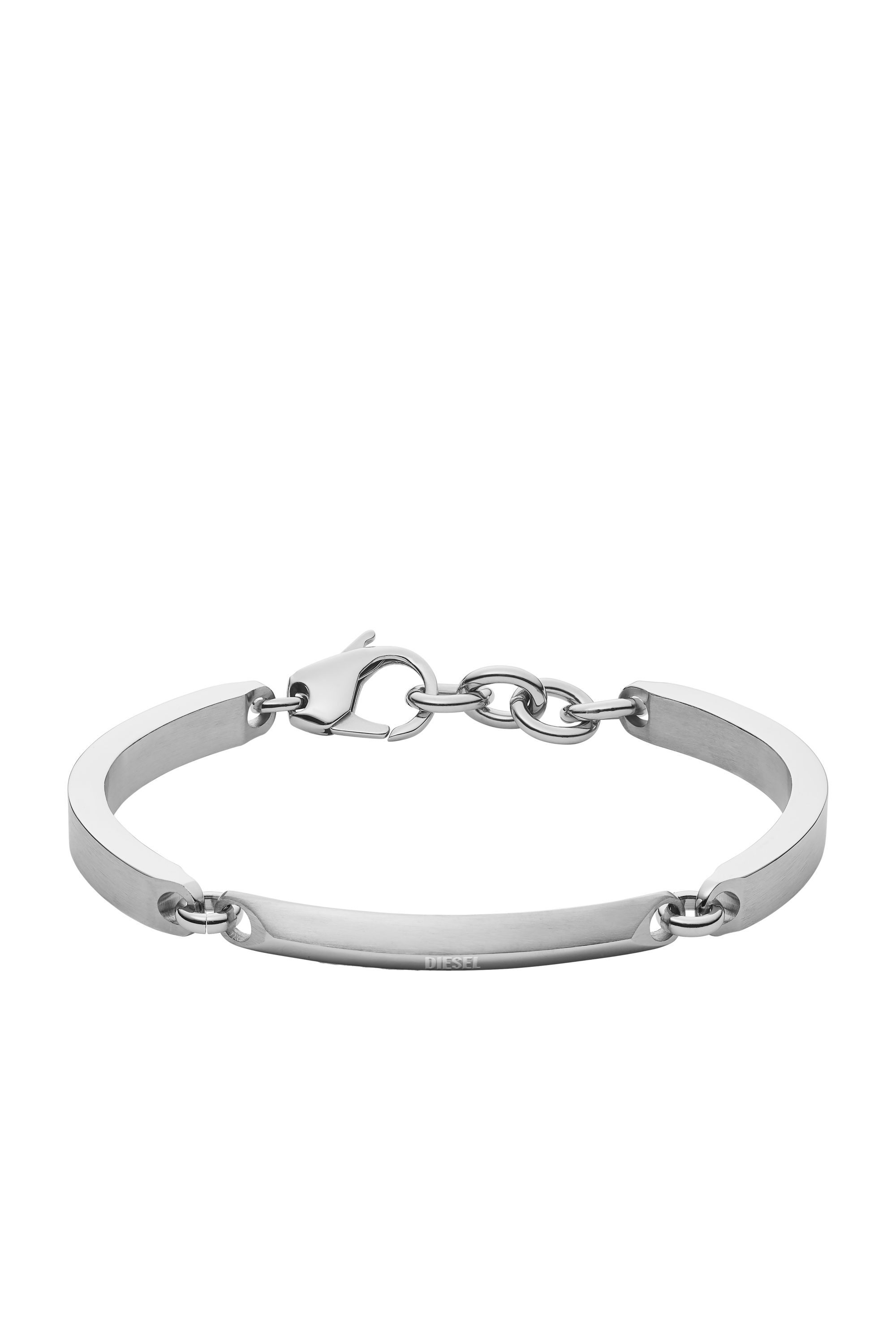 Diesel - DX1172, Bracelet en acier inoxydable Homme in Gris argenté - 1