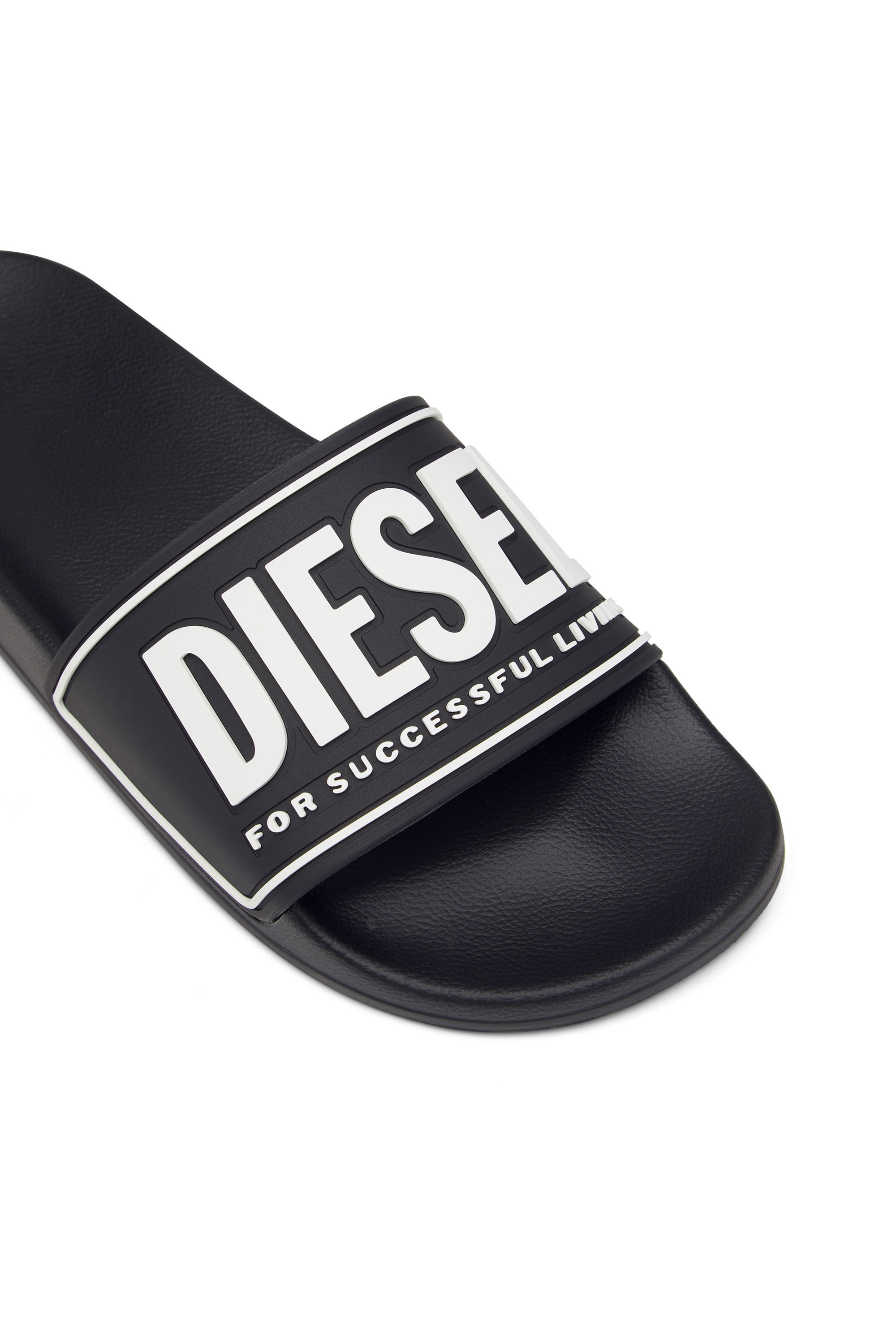 SA-MAYEMI CC W Woman: Rubber slides with embossed logo | Diesel