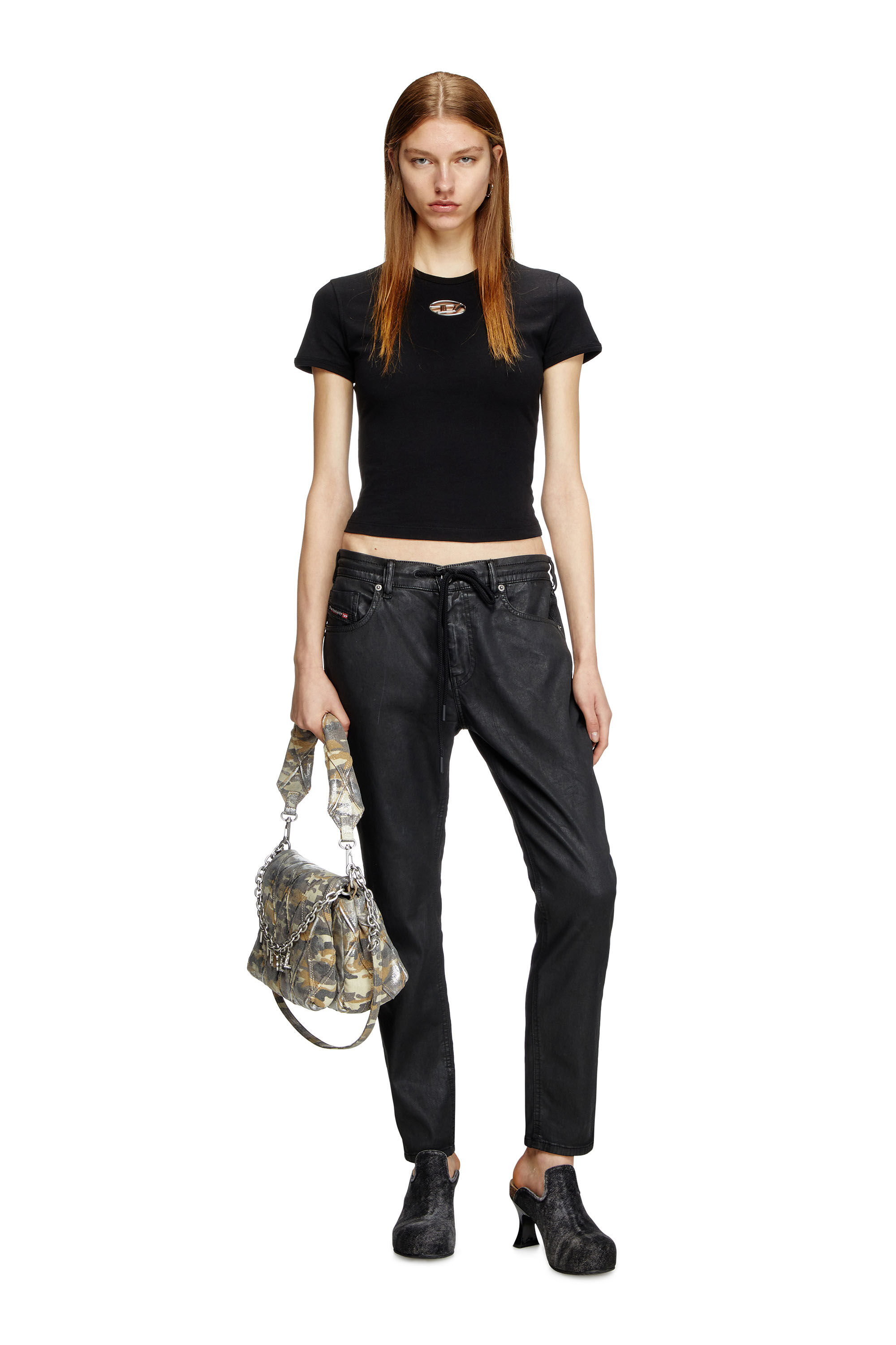 Diesel - Regular 2031 D-Krailey Joggjeans® 068PX Femme, Noir/Gris foncé - Image 1