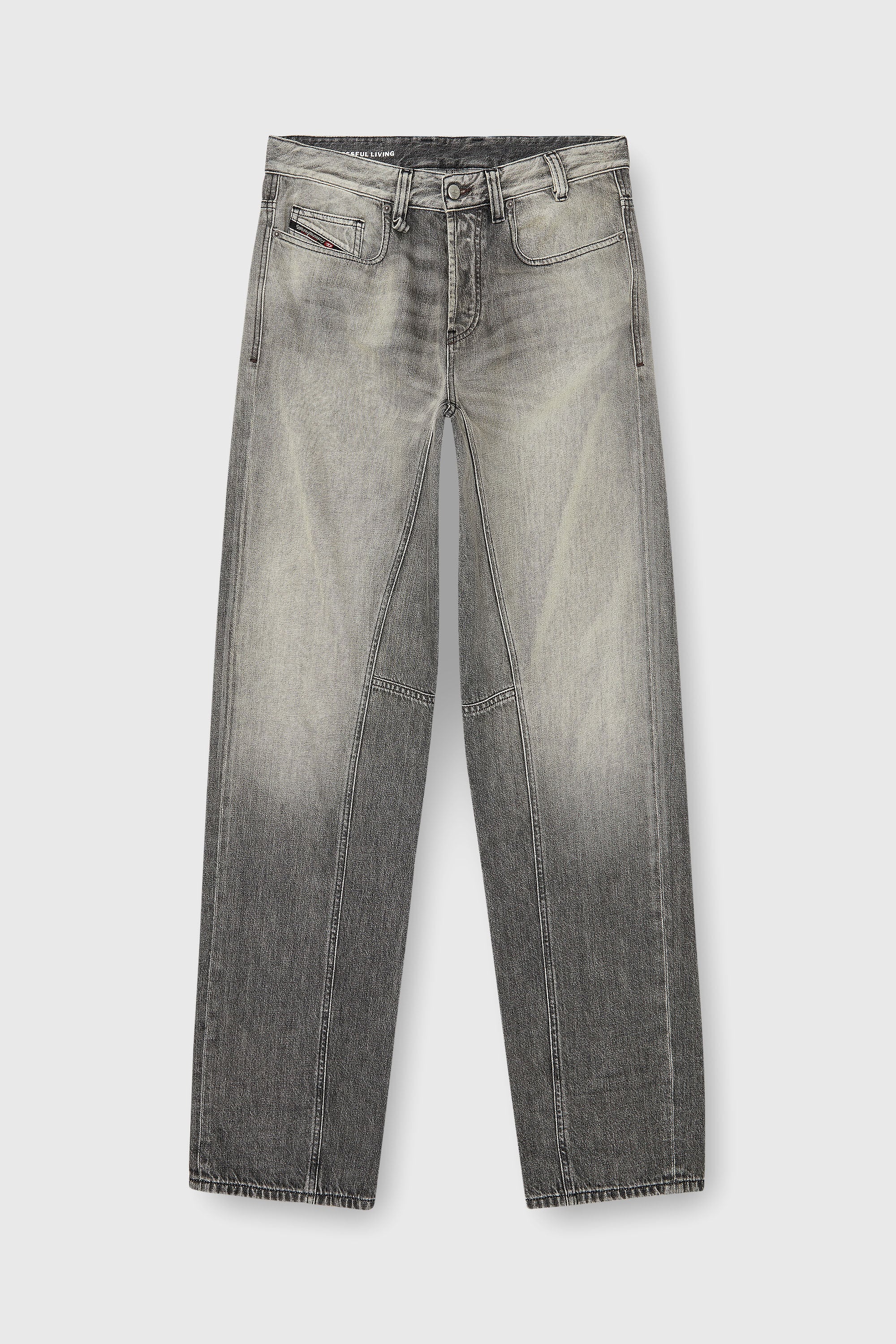 Diesel - Relaxed Jeans 2001 D-Macro 09P56 Homme, Gris - Image 6