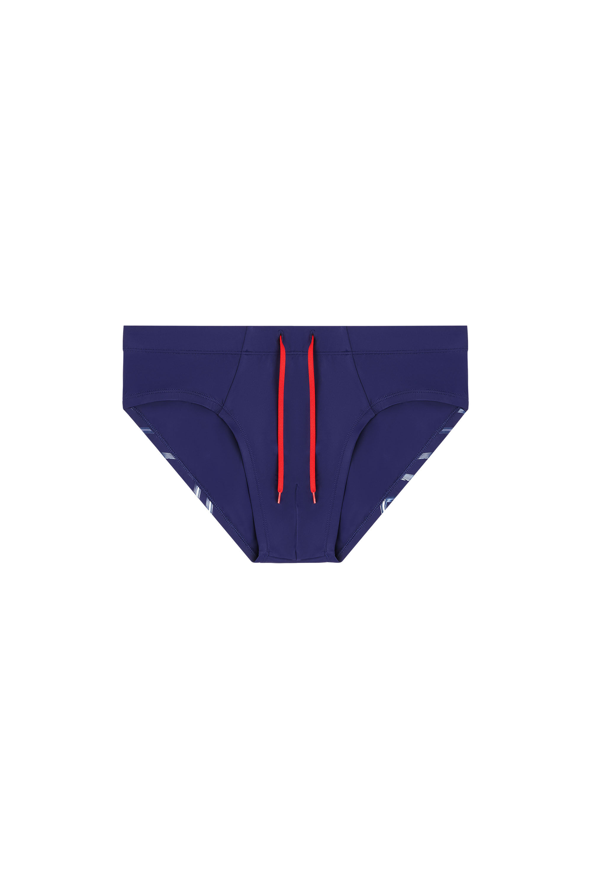 Diesel - ALFIE-D-CORE, Maillot de bain en lycra avec logo au dos Homme in Bleu - 4