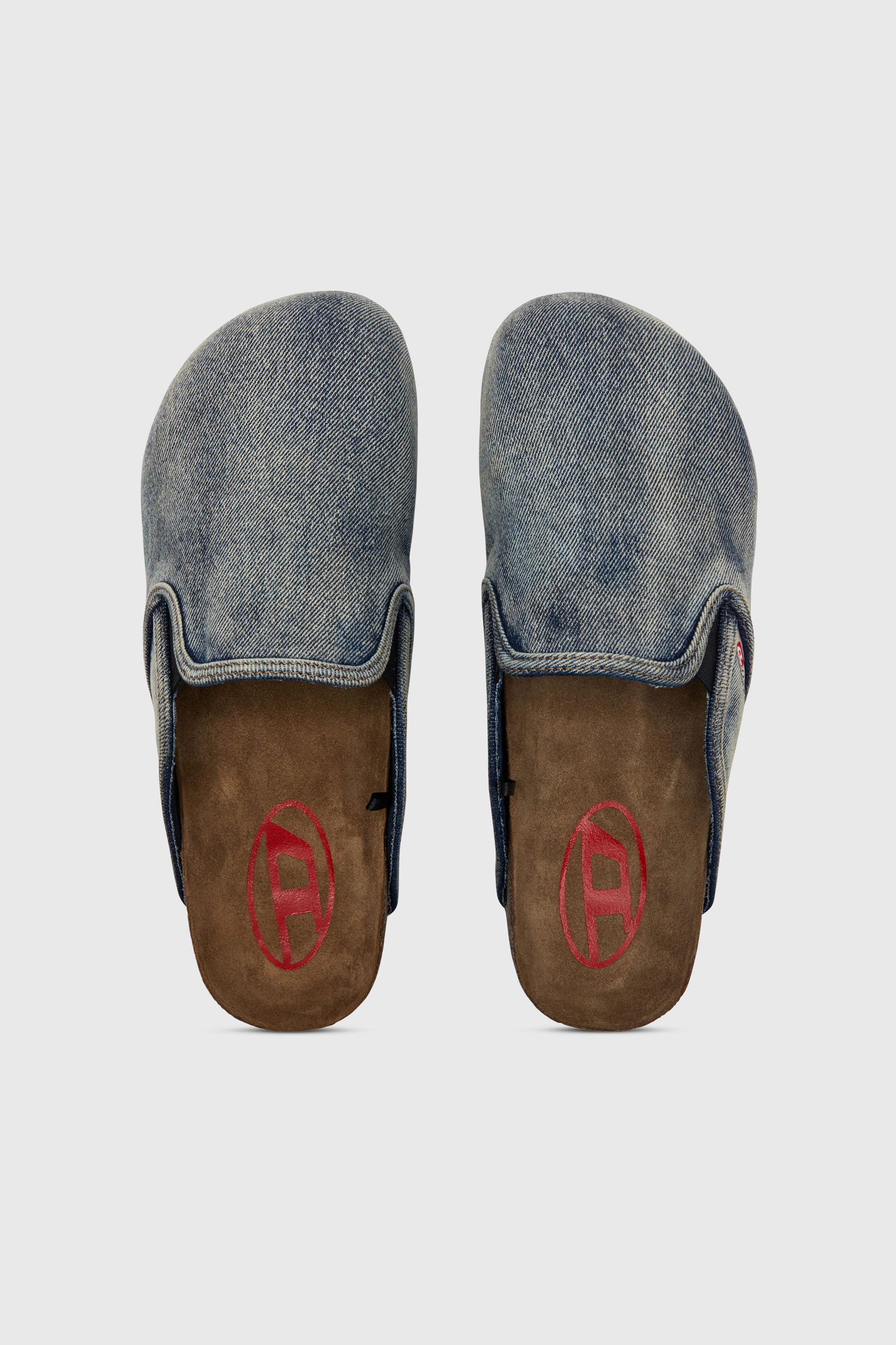 Diesel - D-WOODSTOCK SLIP-ON, D-Woodstock-Mules en denim Homme in Bleu - 5