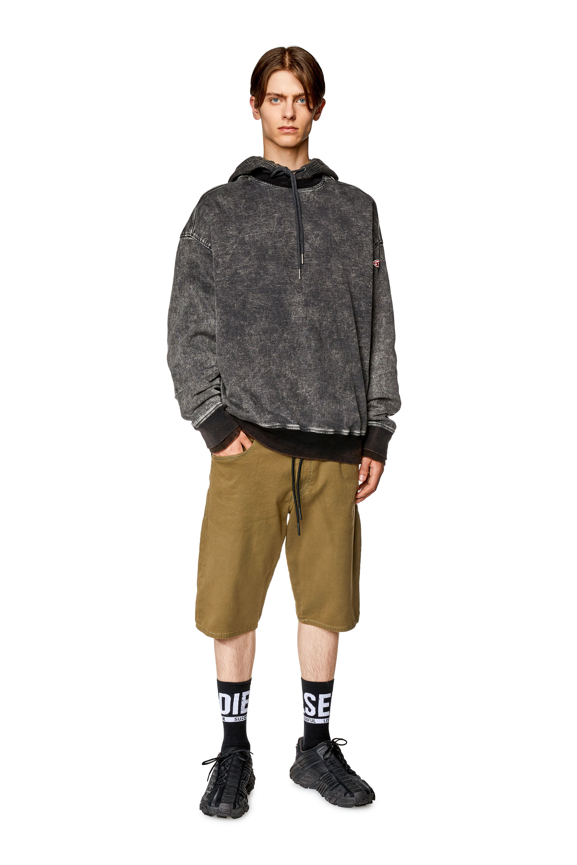Diesel - D-KROOLEY-SHORT JOGG, Military Green - Image 1