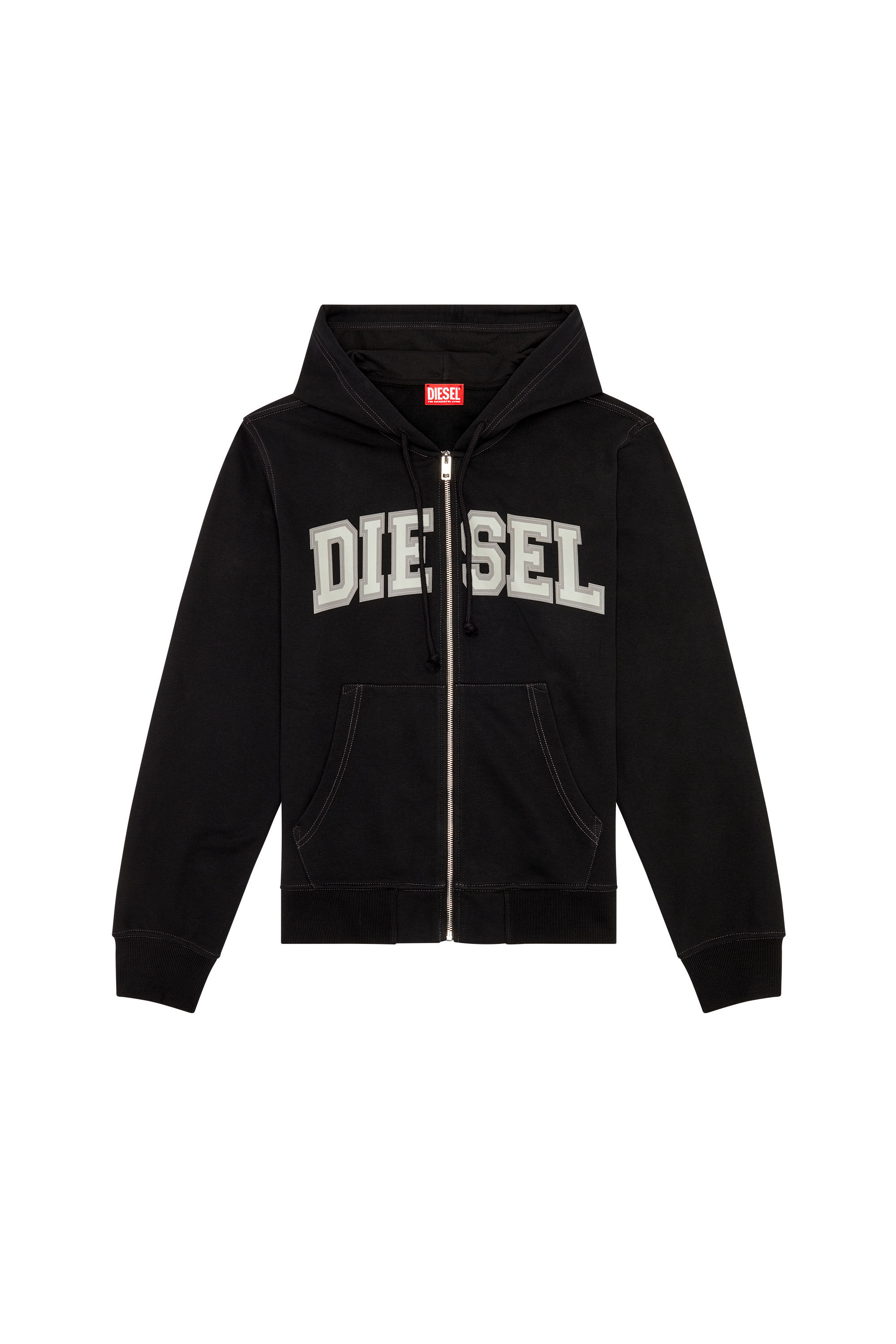 パーカー 00s DIESEL doublezip hoodie short length DIESEL - 00s DIESEL doublezip hoodie short lengthの通販 by m brand