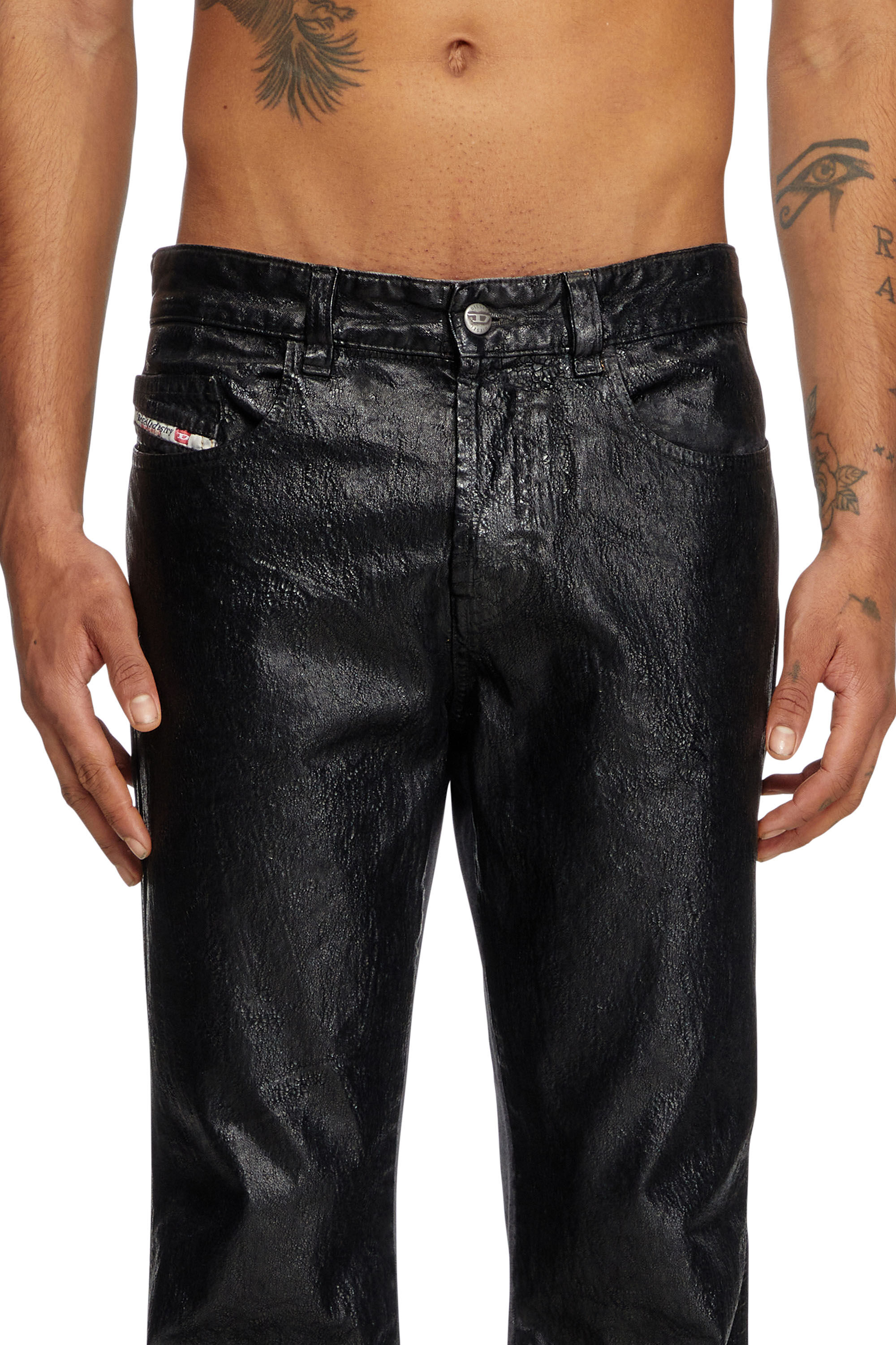 Diesel - Bootcut Jeans 1998 D-Buck 0DBCV Mixte, Noir/Gris foncé - Image 5
