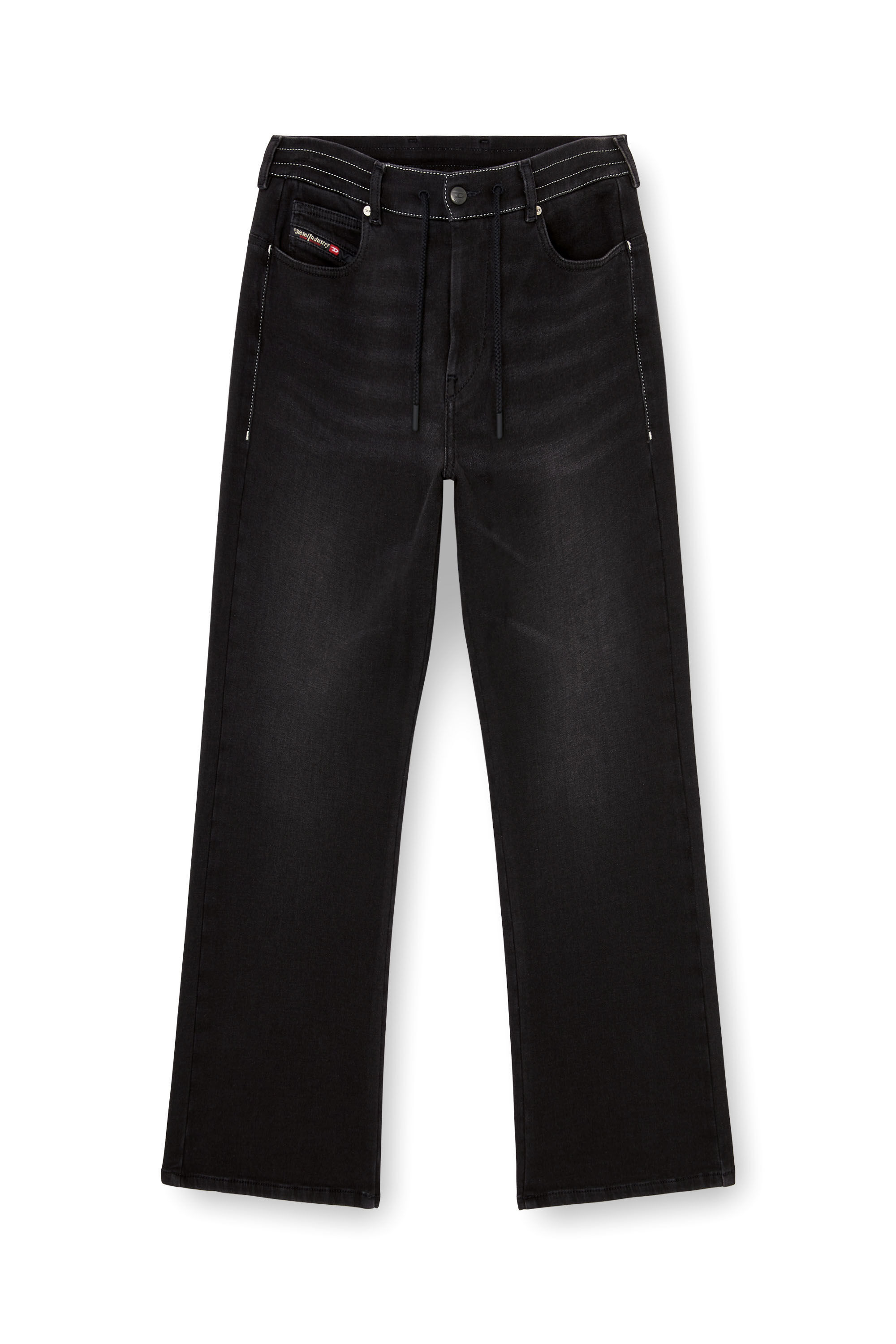 Diesel - Regular 2071 D-Meel Joggjeans&reg; 09P90 Femme, Noir/Gris fonc&eacute; - Image 4