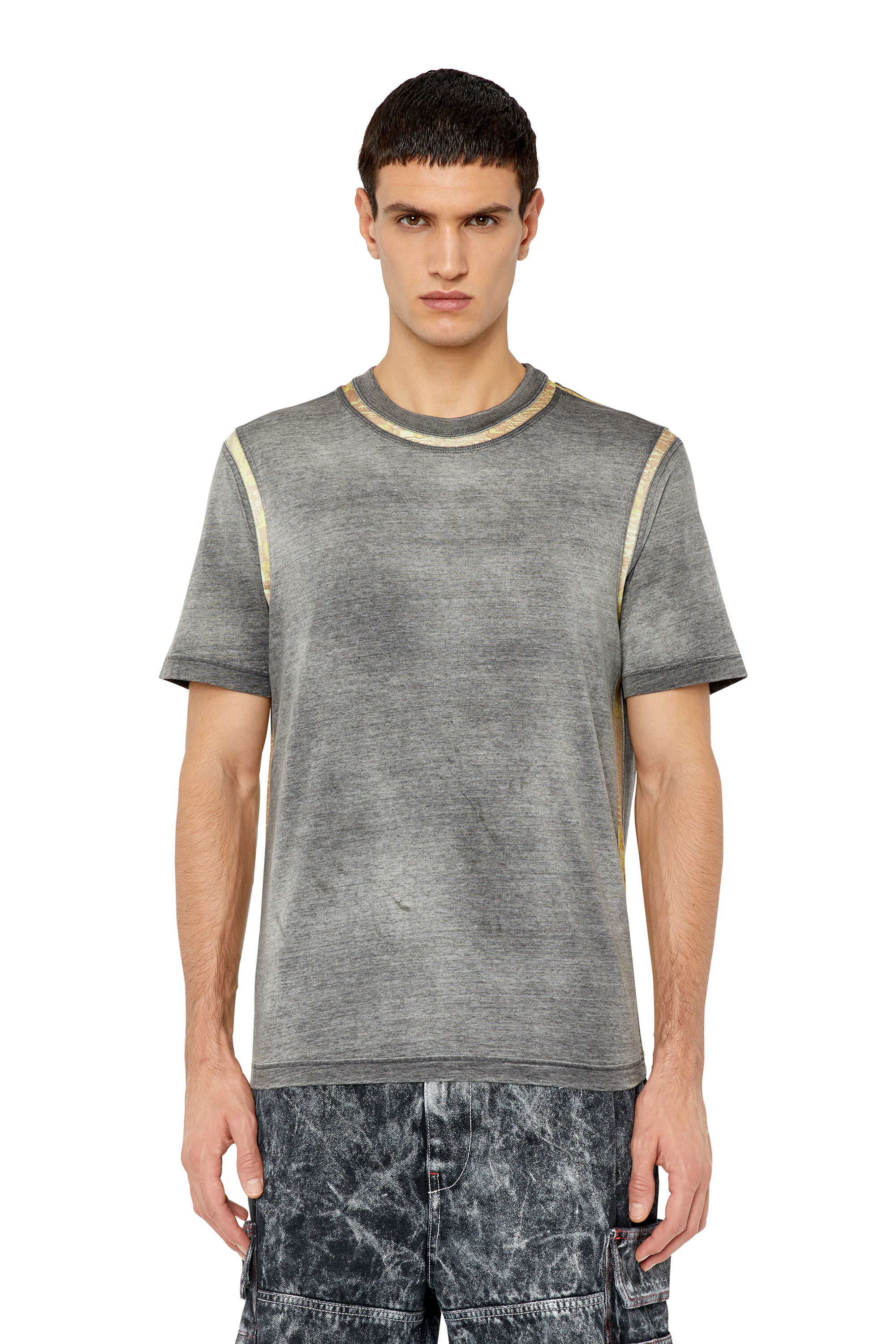 Diesel - T-JUSTINDI, Grey - Image 3