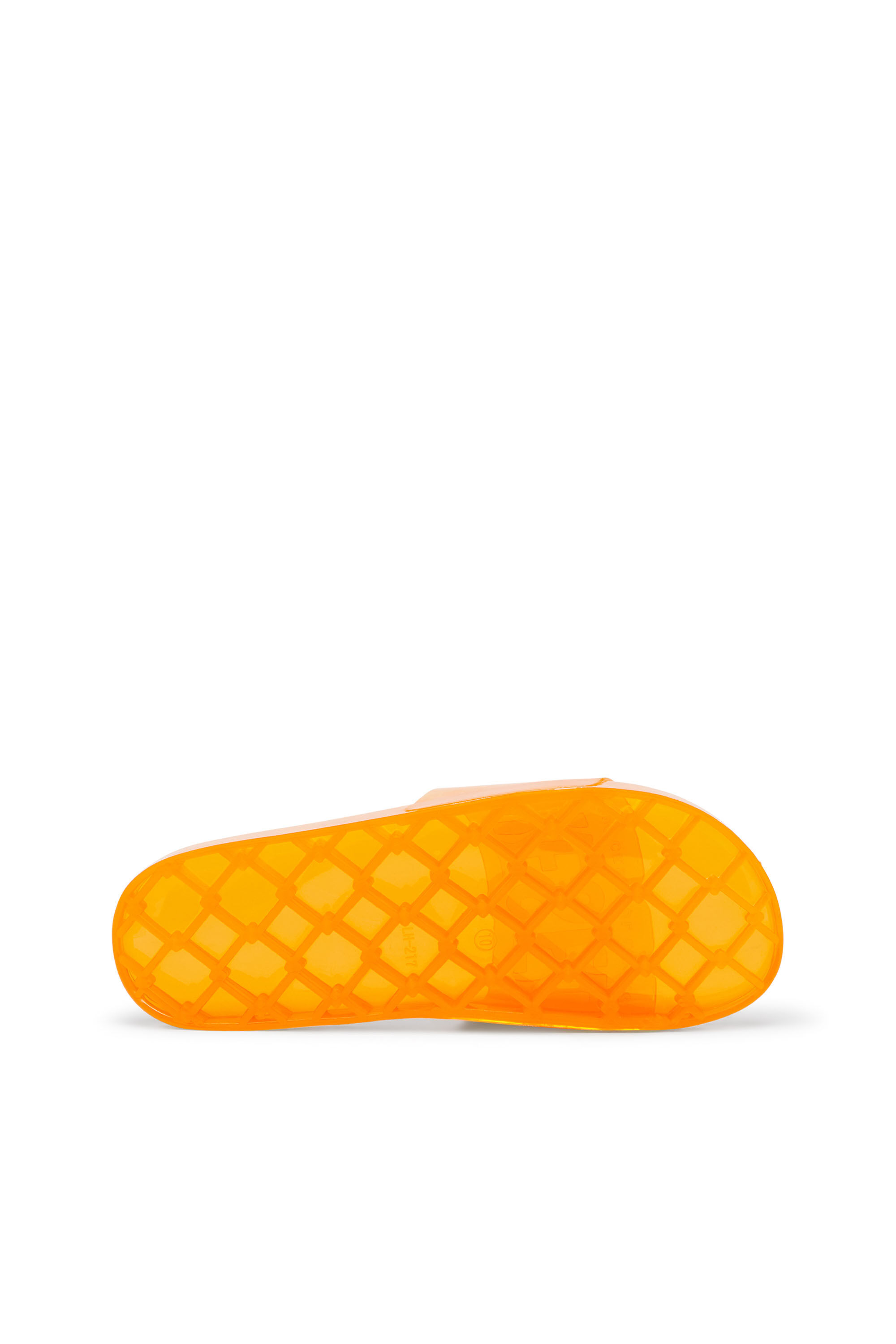 Diesel - SA-KARAIBI GL X, Femme Sa-Karaibi-Claquettes de piscine en PVC transparent in Orange - Image 5