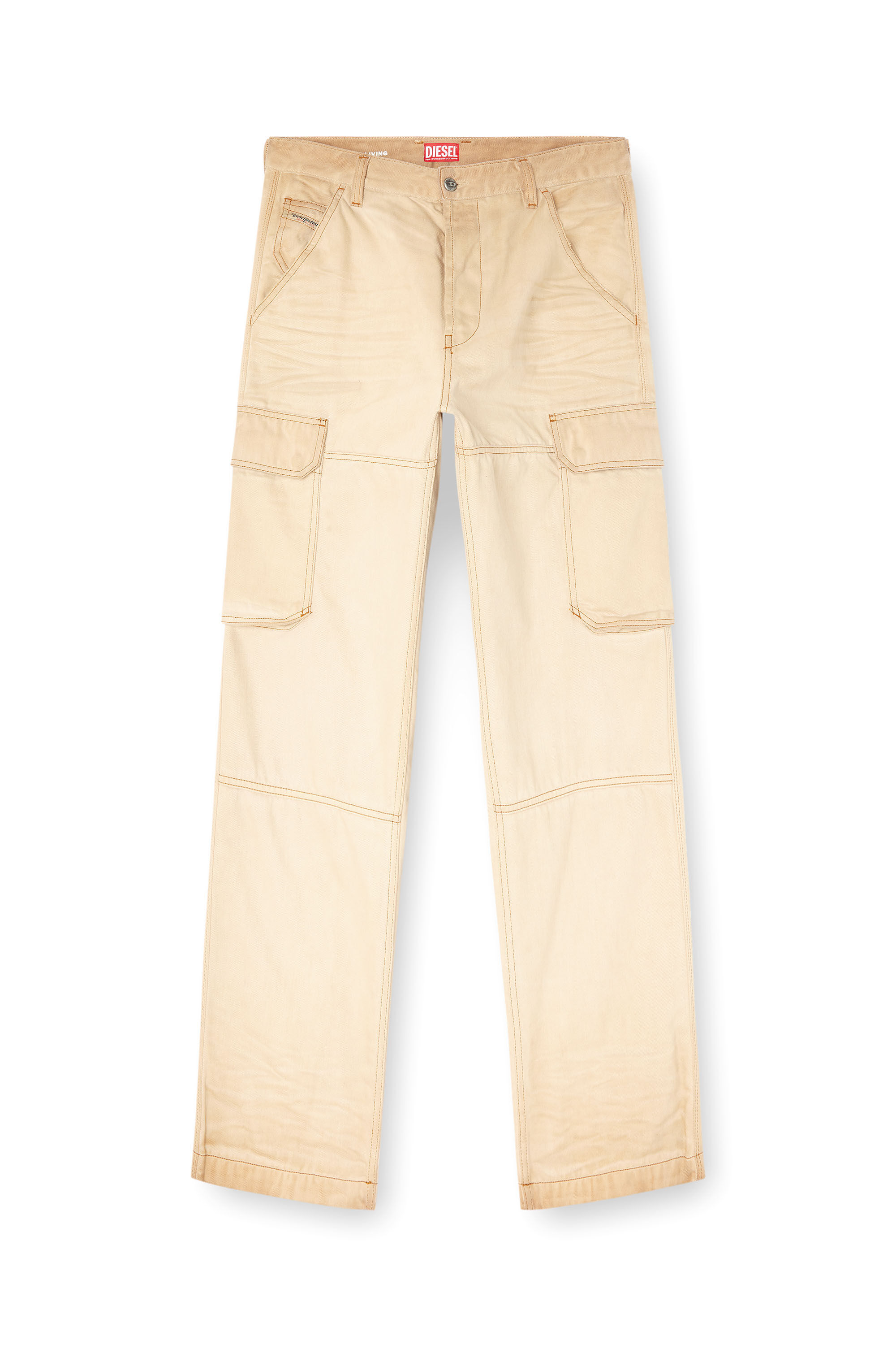 Diesel - Regular Jeans D-Uty 09L26 Homme, Beige - Image 2
