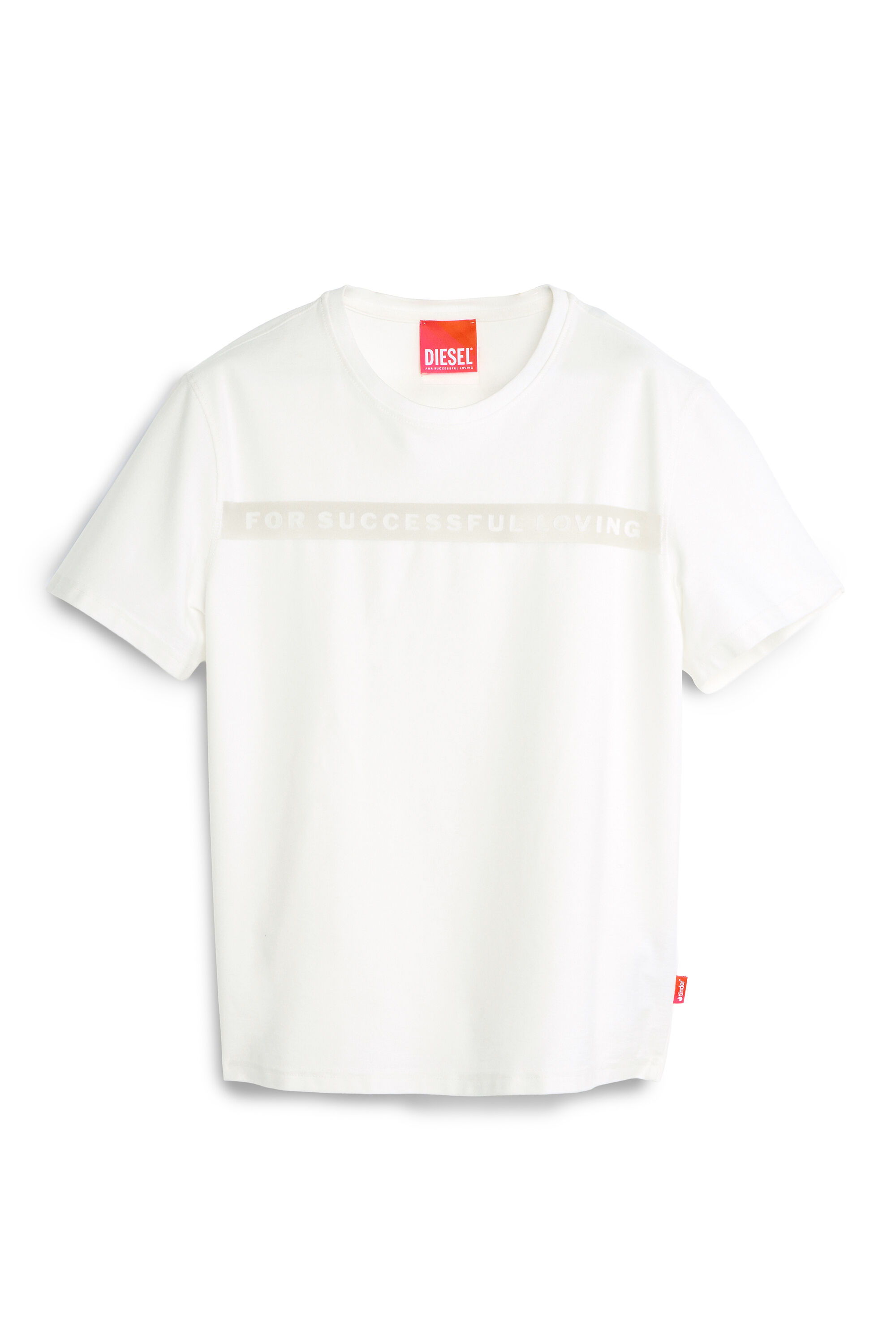 Diesel - PR-T-NOTS-CHI-R, T-shirt avec logo For Successful Loving Mixte in Blanc - 2
