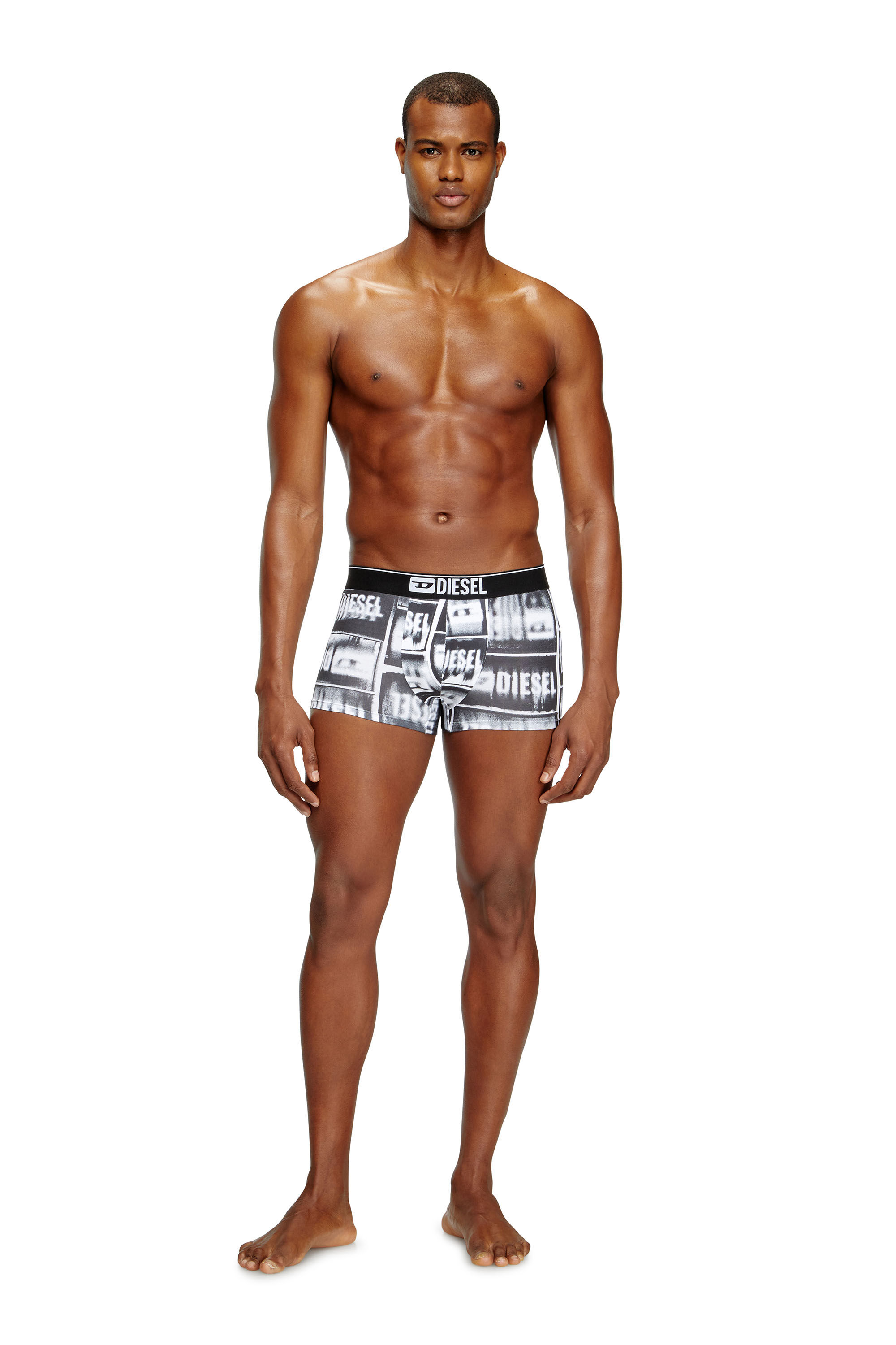 Diesel - DAMIEN-D-BOX-3PACK, Lot de 3 boxers en coton stretch Homme in Polychrome - 1