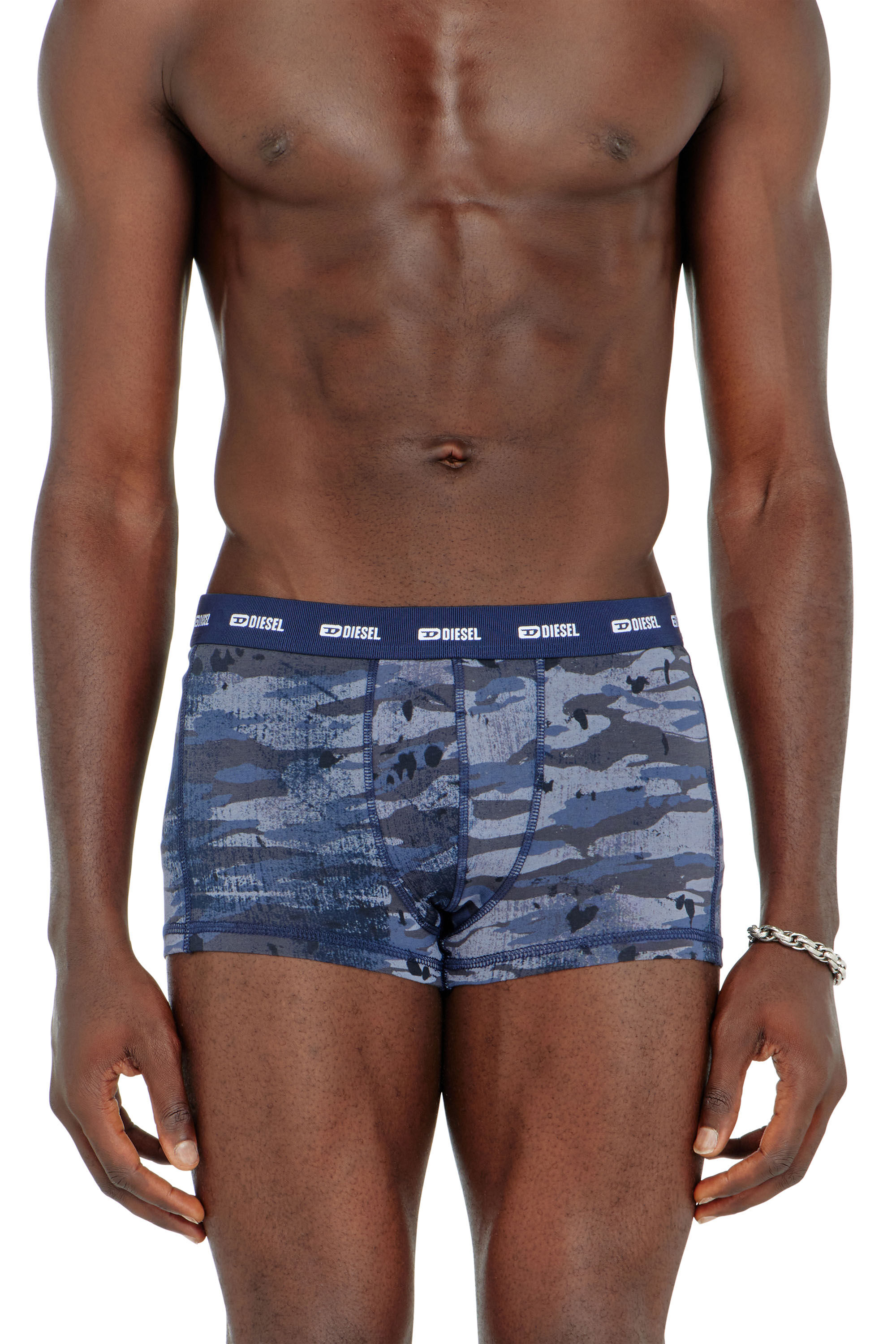 Diesel - DAMIEN-UTLT-3PACK, Man's Three-pack of boxer briefs plain and camo in null - 3