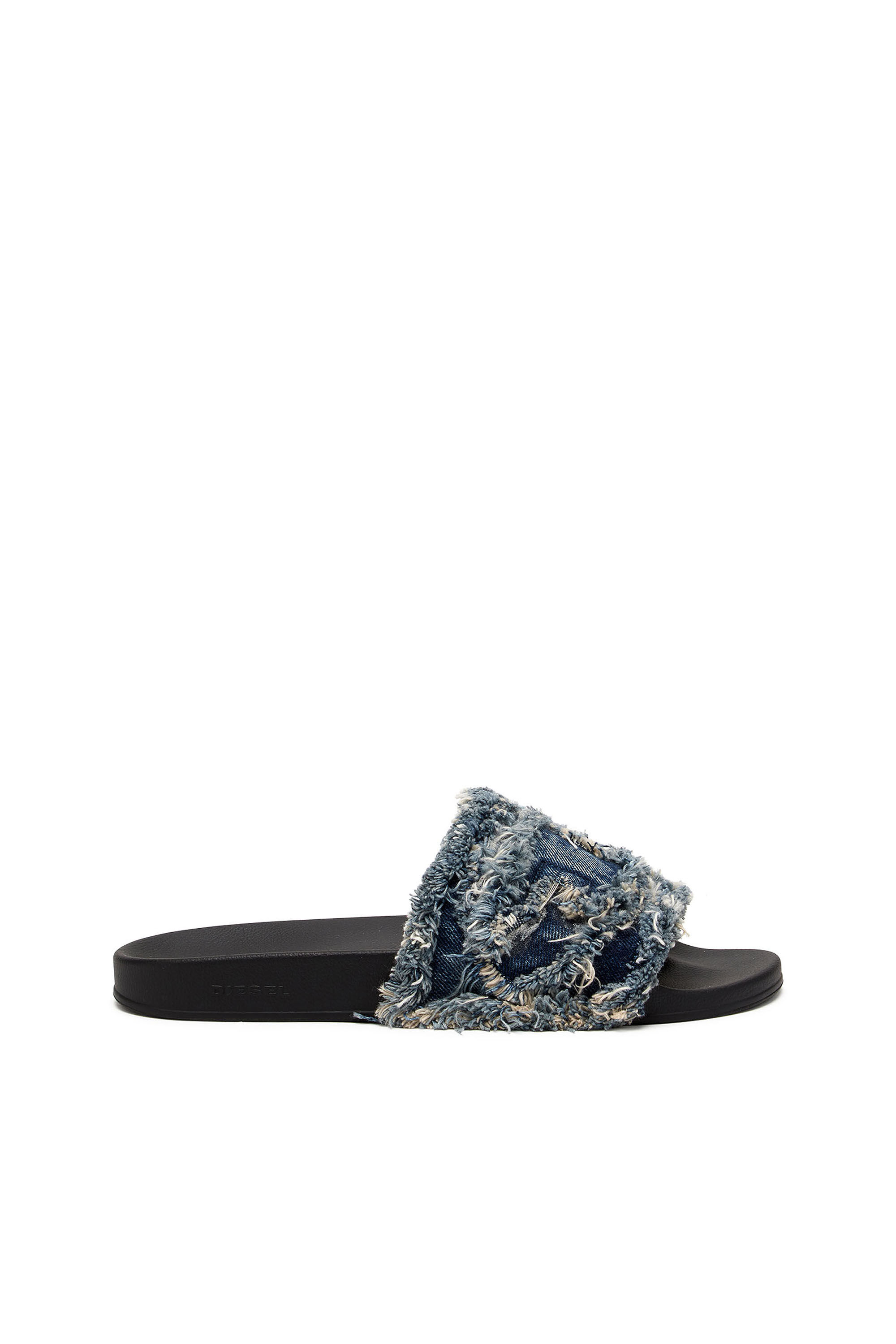 【DS25SS732】DIESEL サンダル Y03347 P5254 SA-SLIDE D DENIM Diesel Sa-Slide D Denim Slides | Blue | FARFETCH