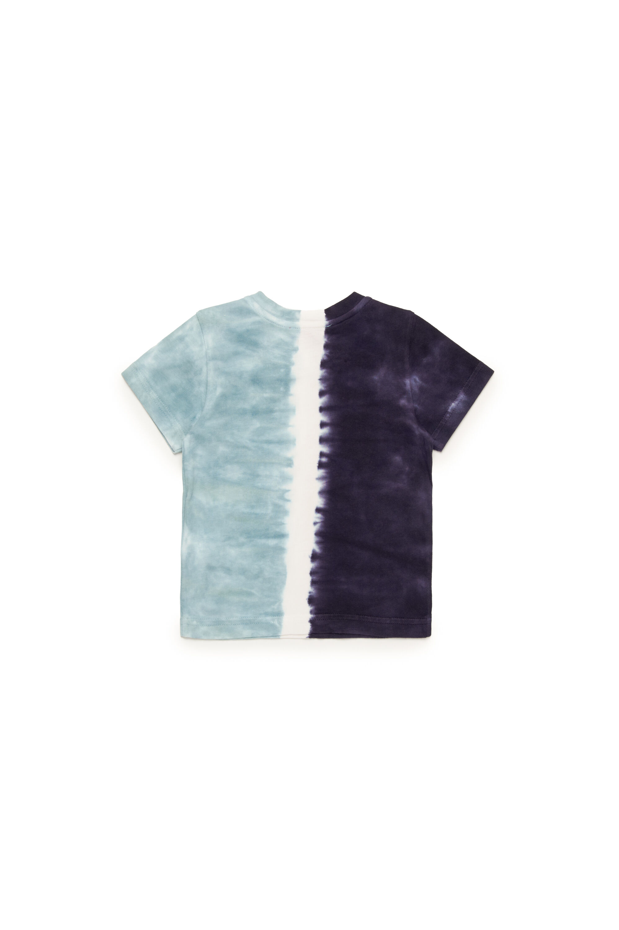 Diesel - TKITEB, T-shirt teint en plongée avec logo dégradé Homme in Bleu - 2