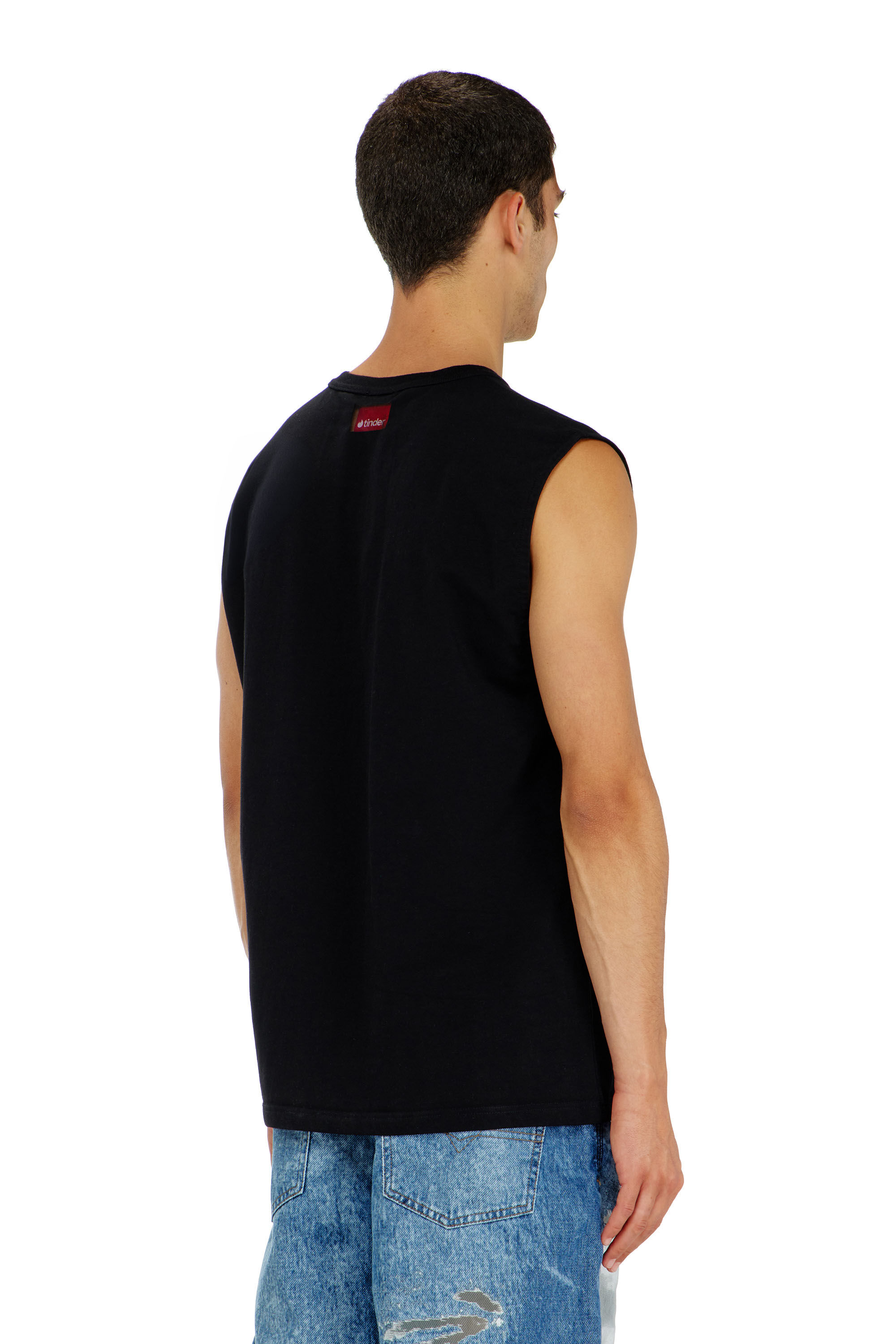 Diesel - PR-T-NORM-BISC-MATI-R, D&eacute;bardeur avec logo For Successful Loving Mixte in Noir - 4