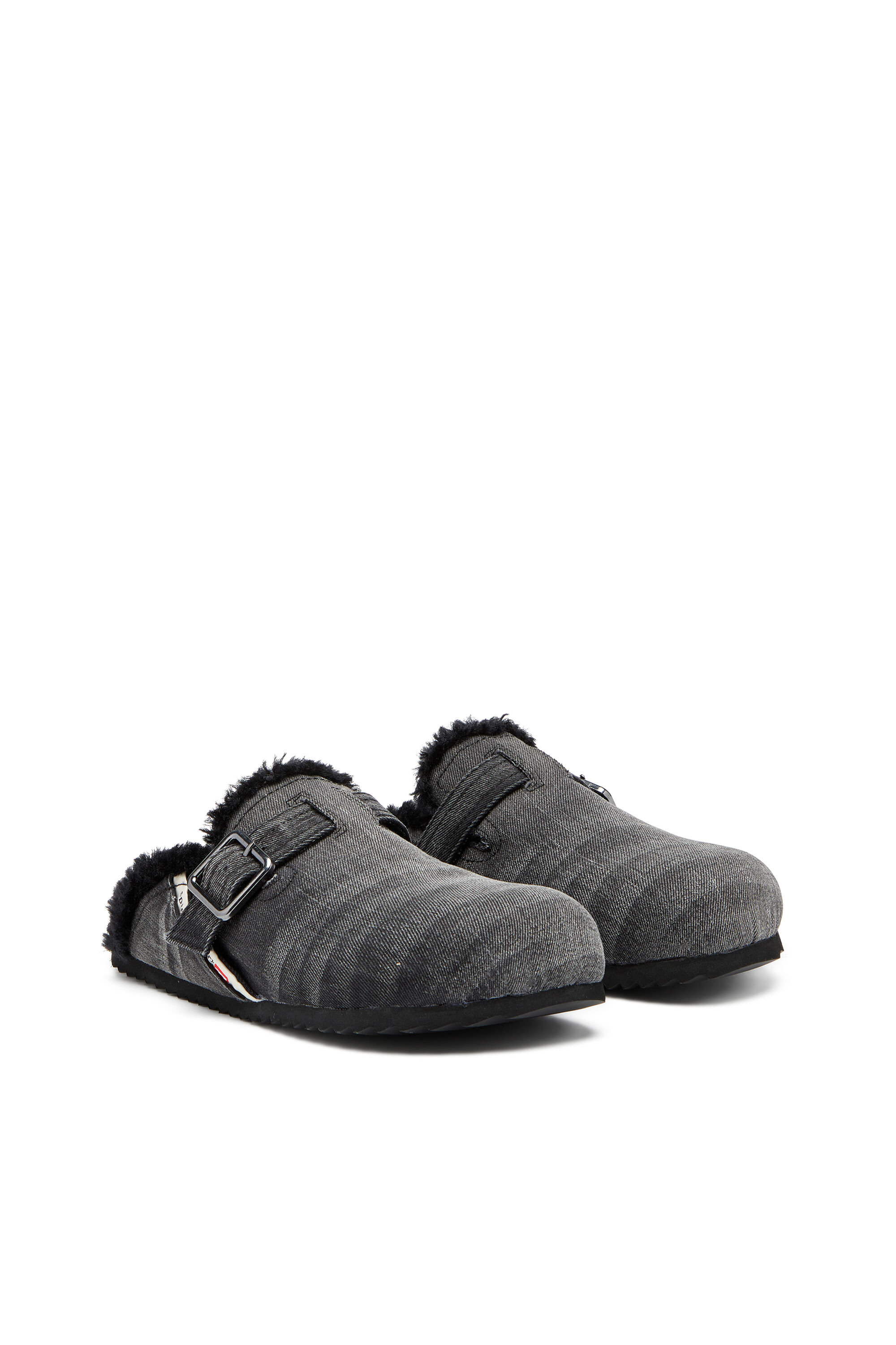 Men's D-Woodstock-Mules in faded denim | Blue | Diesel
