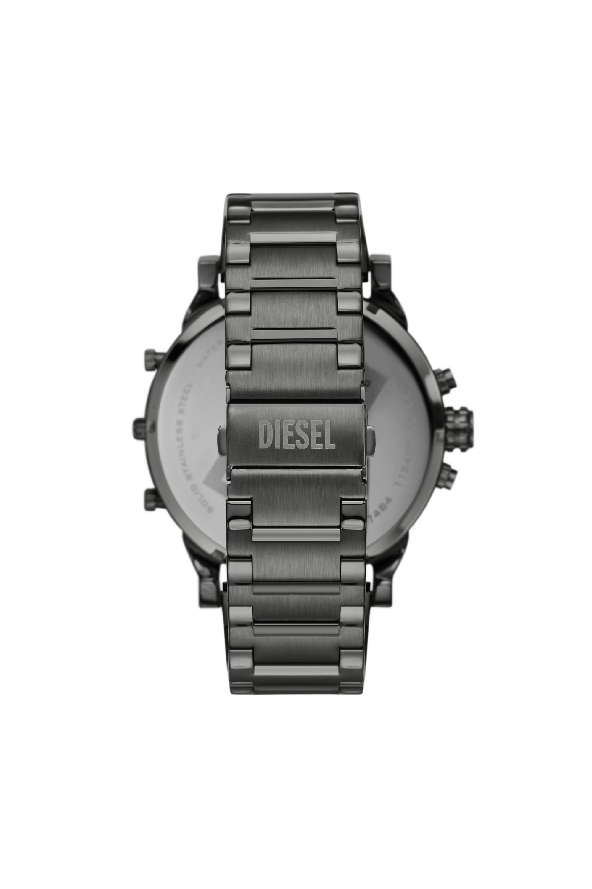 豊富なギフト Watch Steel Stainless Two-Tone Daddy Mr. Men's | Diesel | Grey 時計