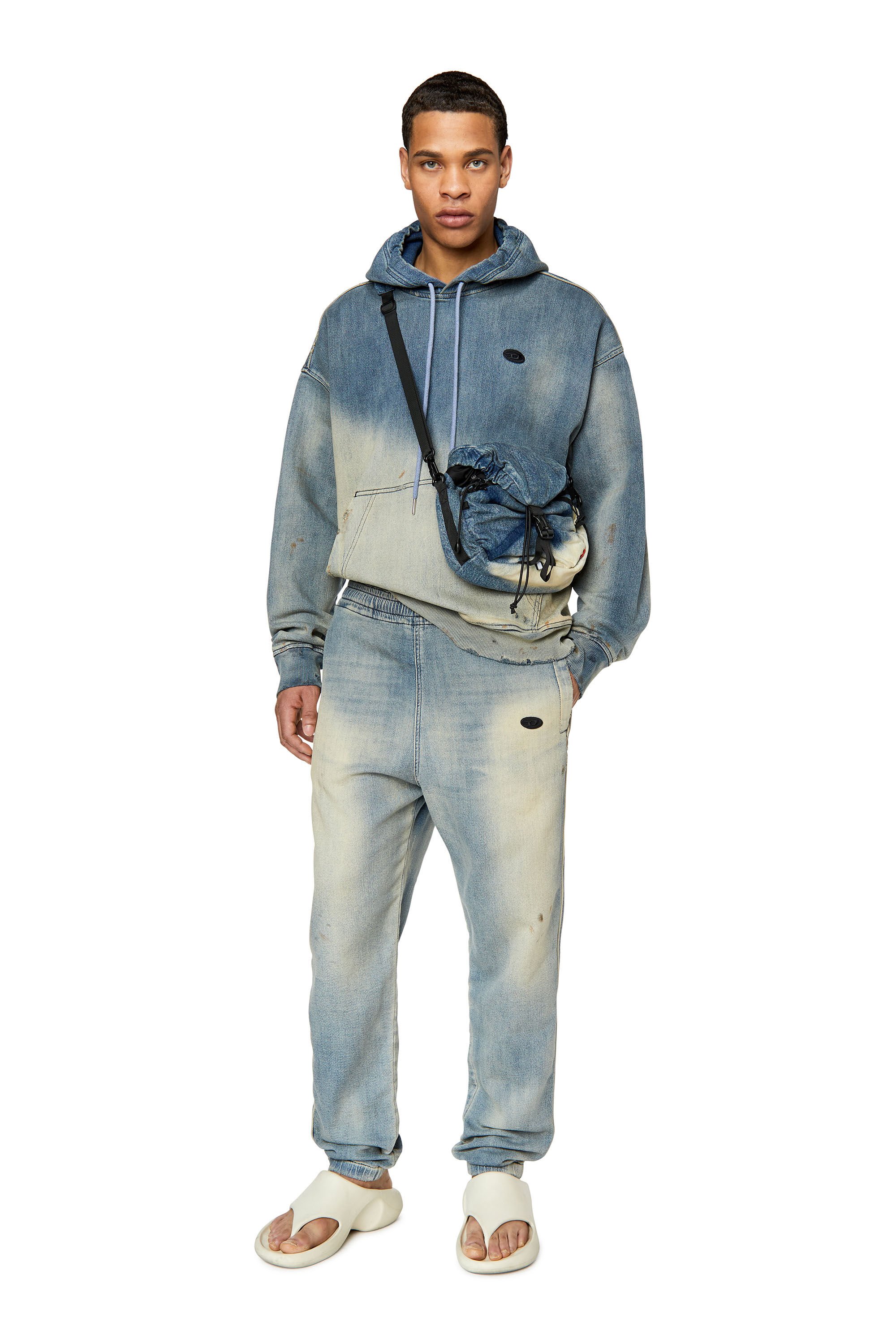 Diesel - D-Lab Track Denim 09G48 Tapered, Light Blue - Image 1