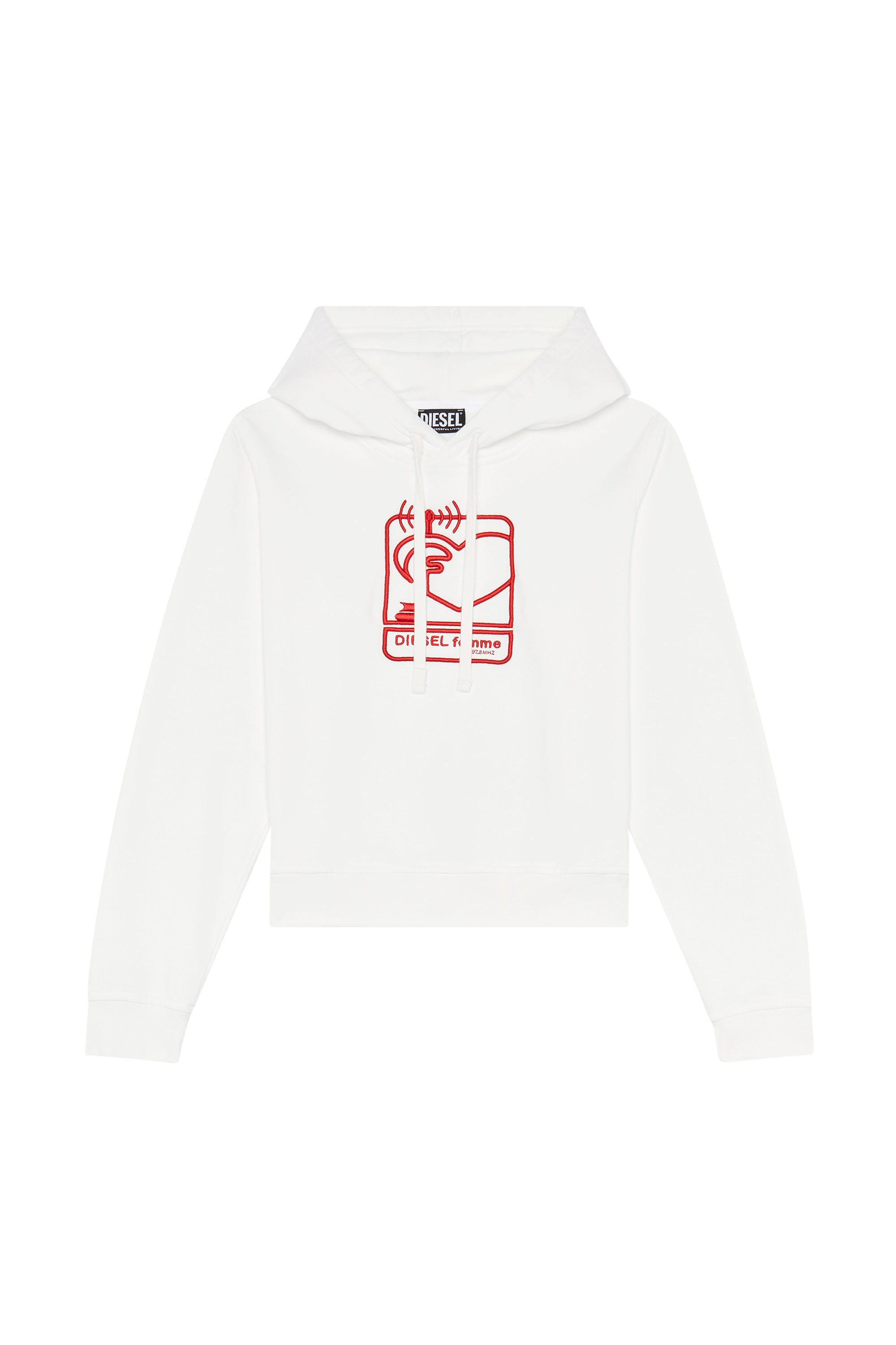 Diesel - F-REGGY-HOOD-E1, White - Image 2