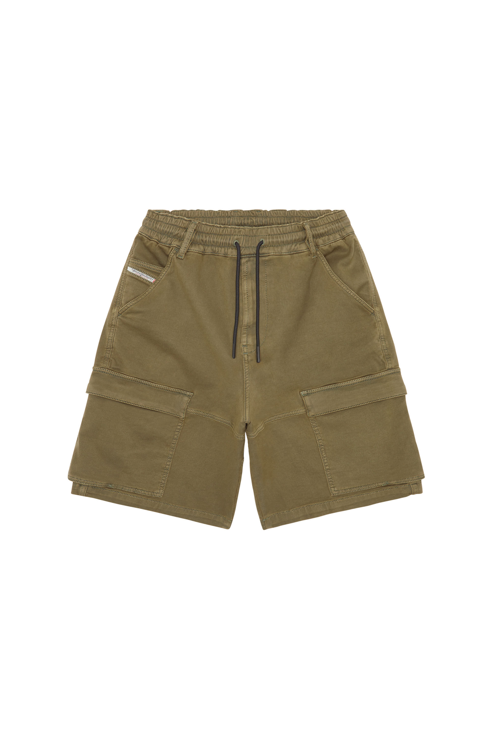 Diesel - D-KROOLEY-CARGO-SHORT JOGG, Military Green - Image 2