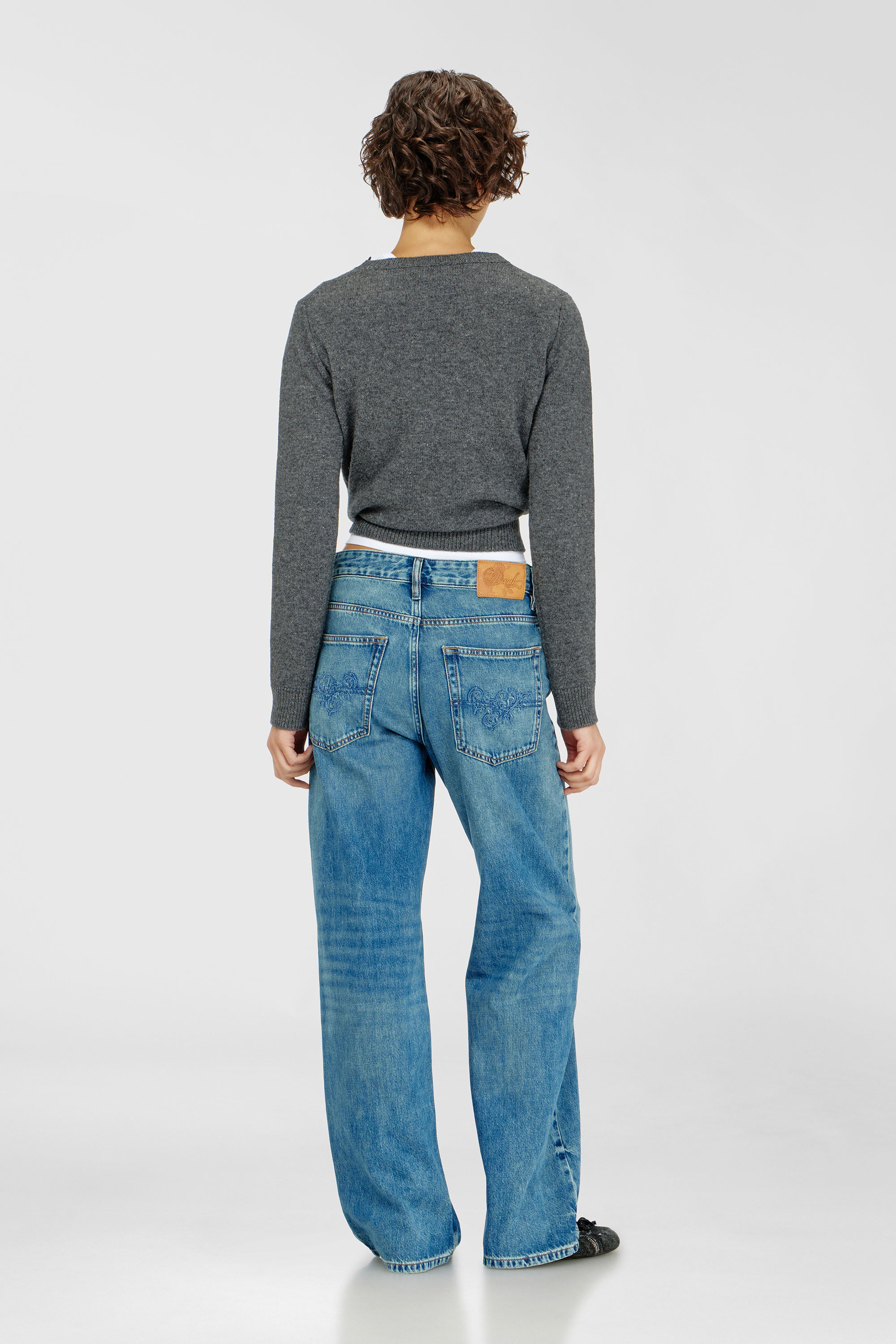 Diesel - Relaxed Jeans 1990 D-Waigee 0TJDI Femme, Bleu moyen - Image 3