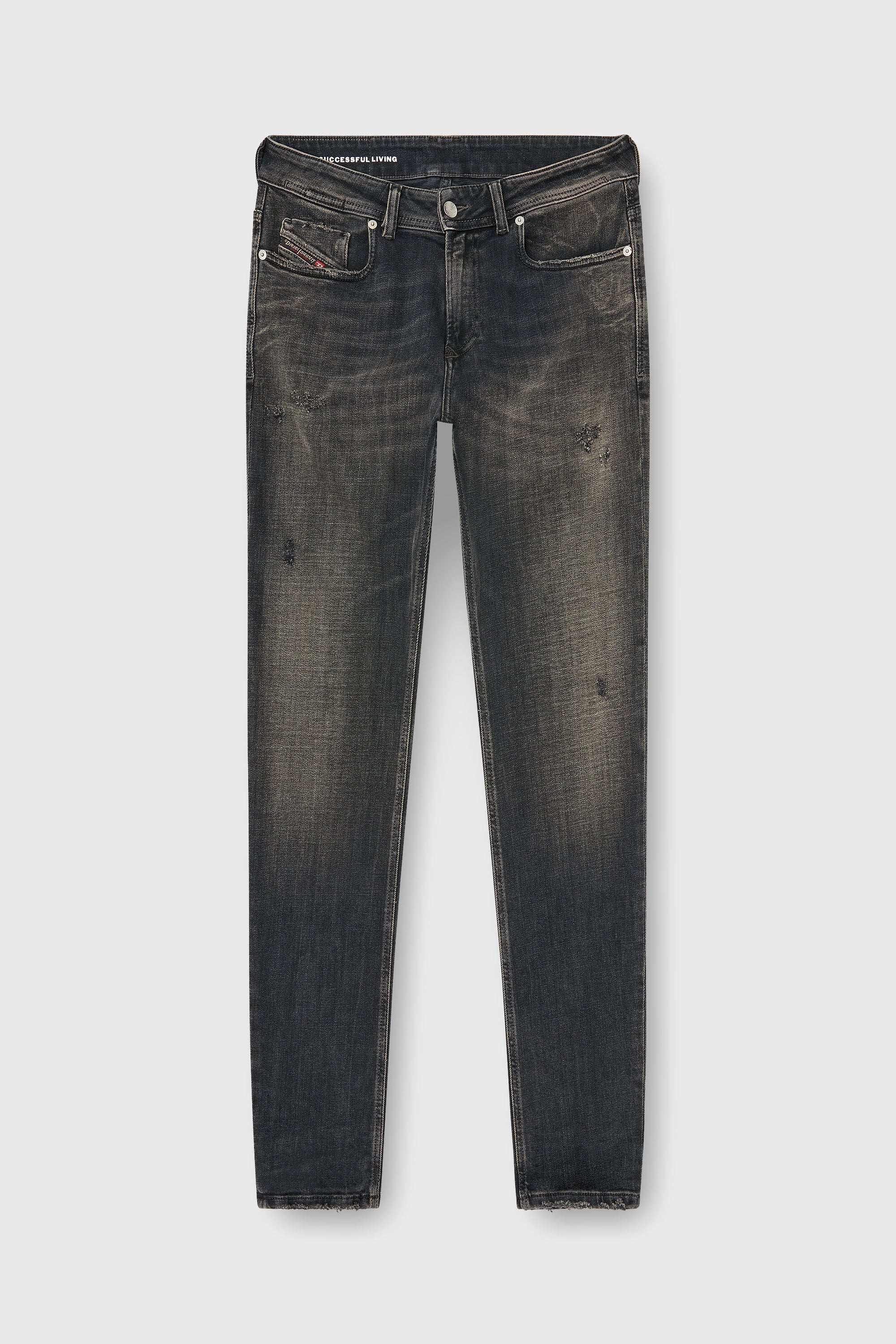 Diesel - Skinny Jeans 1979 Sleenker 09P77 Homme, Noir/Gris fonc&eacute; - Image 6