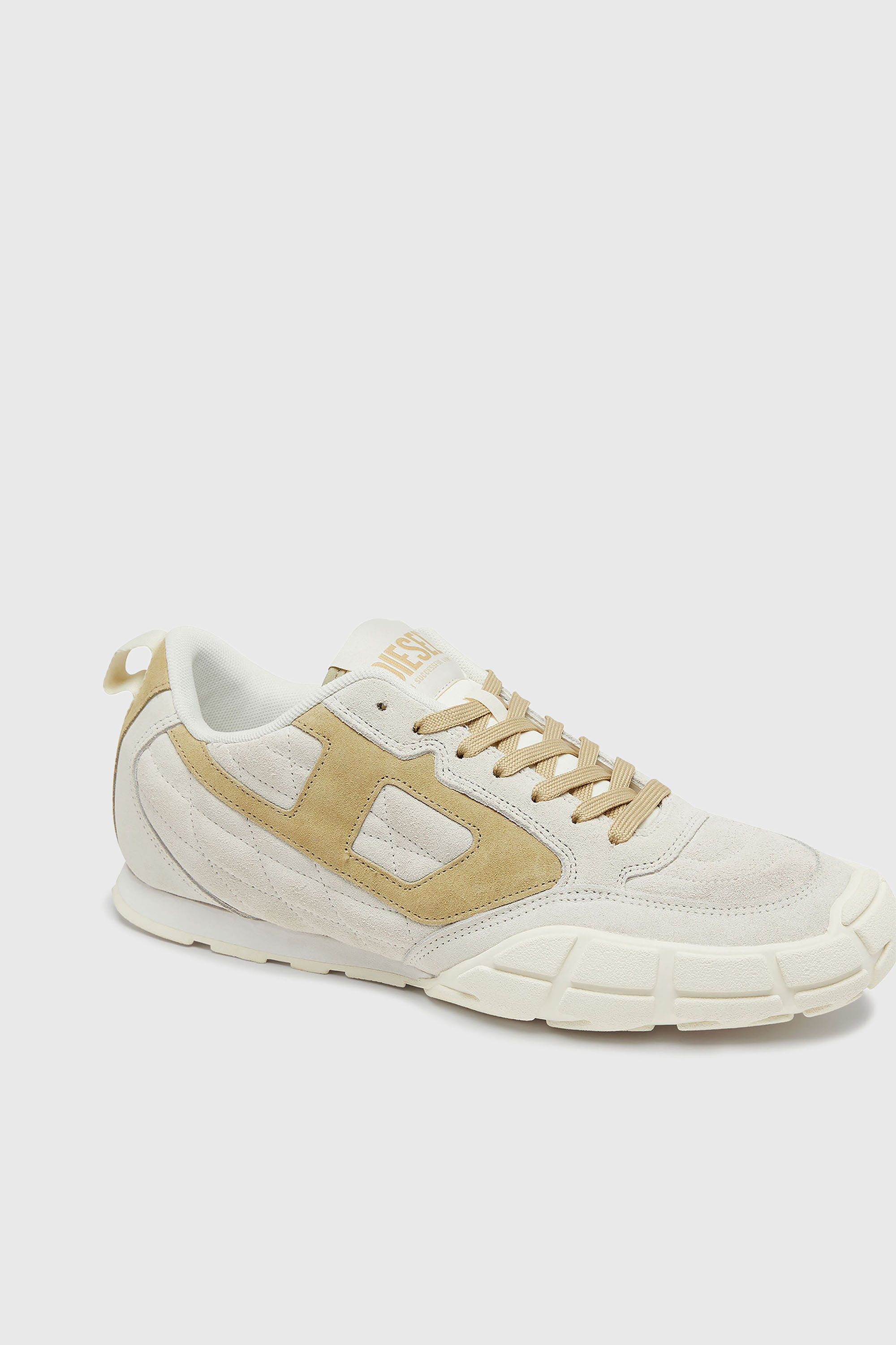 Diesel - S-PAGODHA LOW W, S-Pagodha-Baskets en daim matelass&eacute;es Femme in Blanc - 6