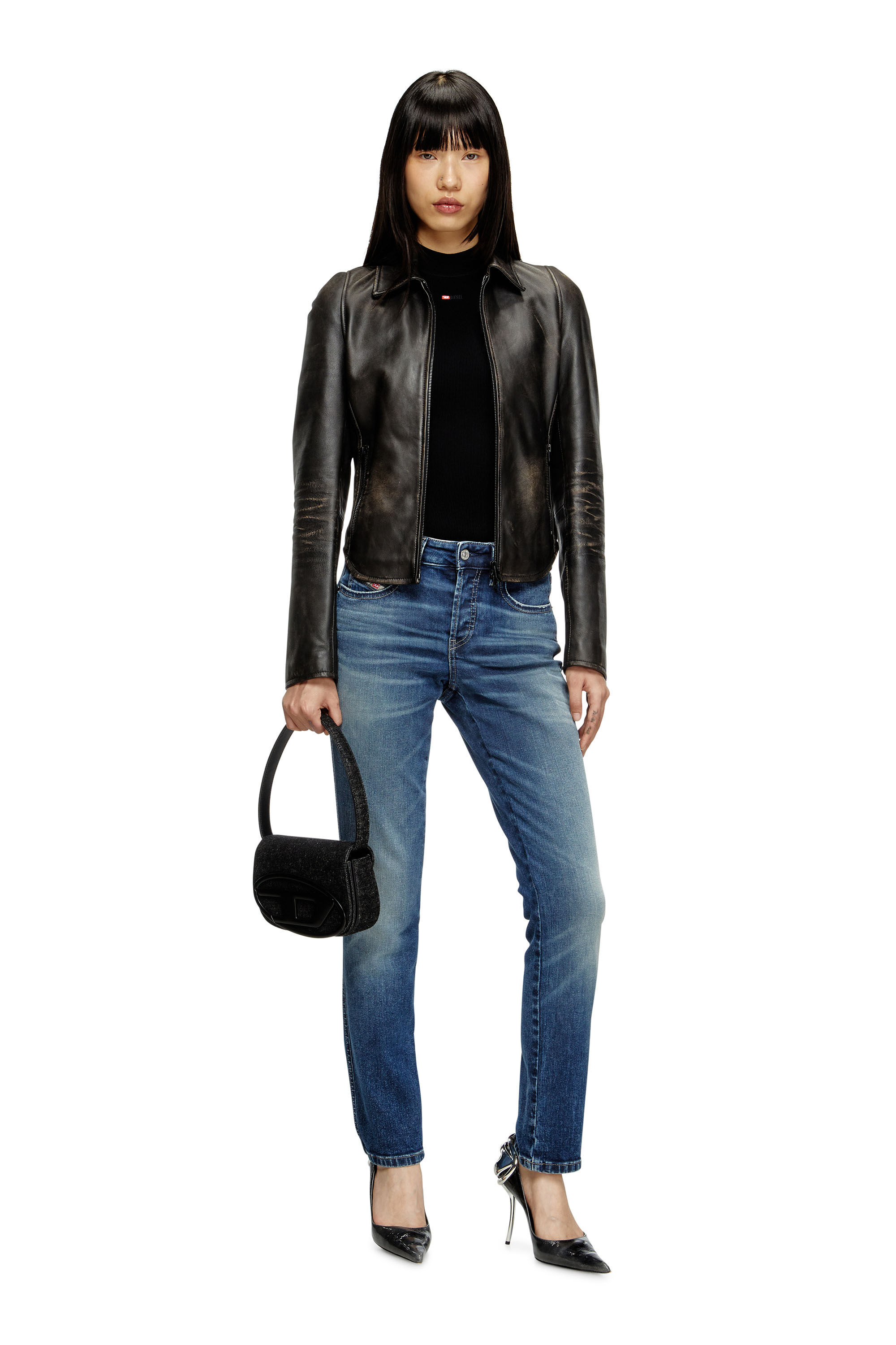 Diesel - Slim Jeans 1992 D-Jiann 0DBEE Femme, Bleu moyen - Image 1