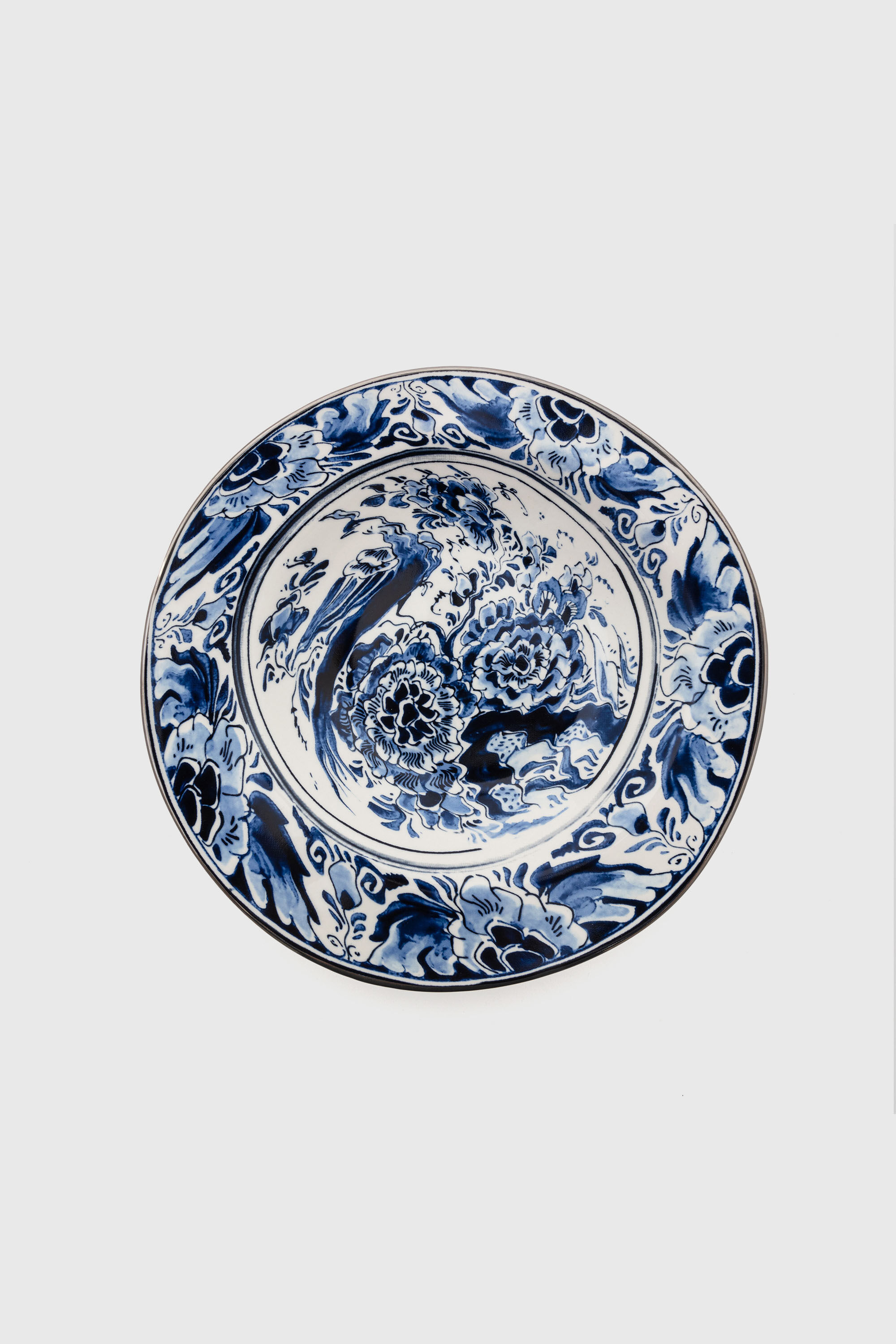 Diesel - 11222 SOUP PLATE IN PORCELAIN "CLASSIC O, Assiette creuse en porcelaine Mixte in Polychrome - 1