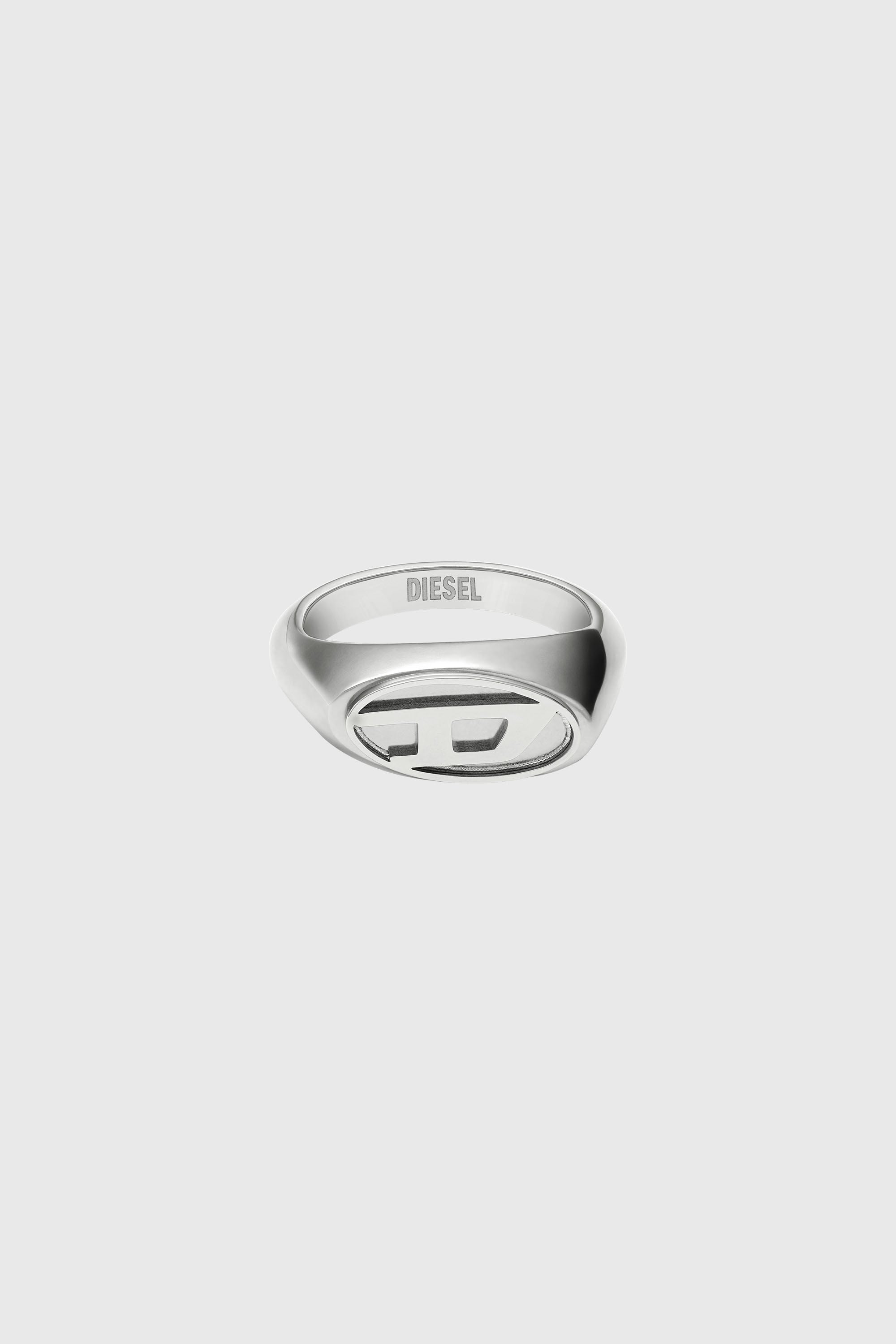 Diesel - DX1475, Bague en acier inoxydable Mixte in Gris argent&eacute; - 2