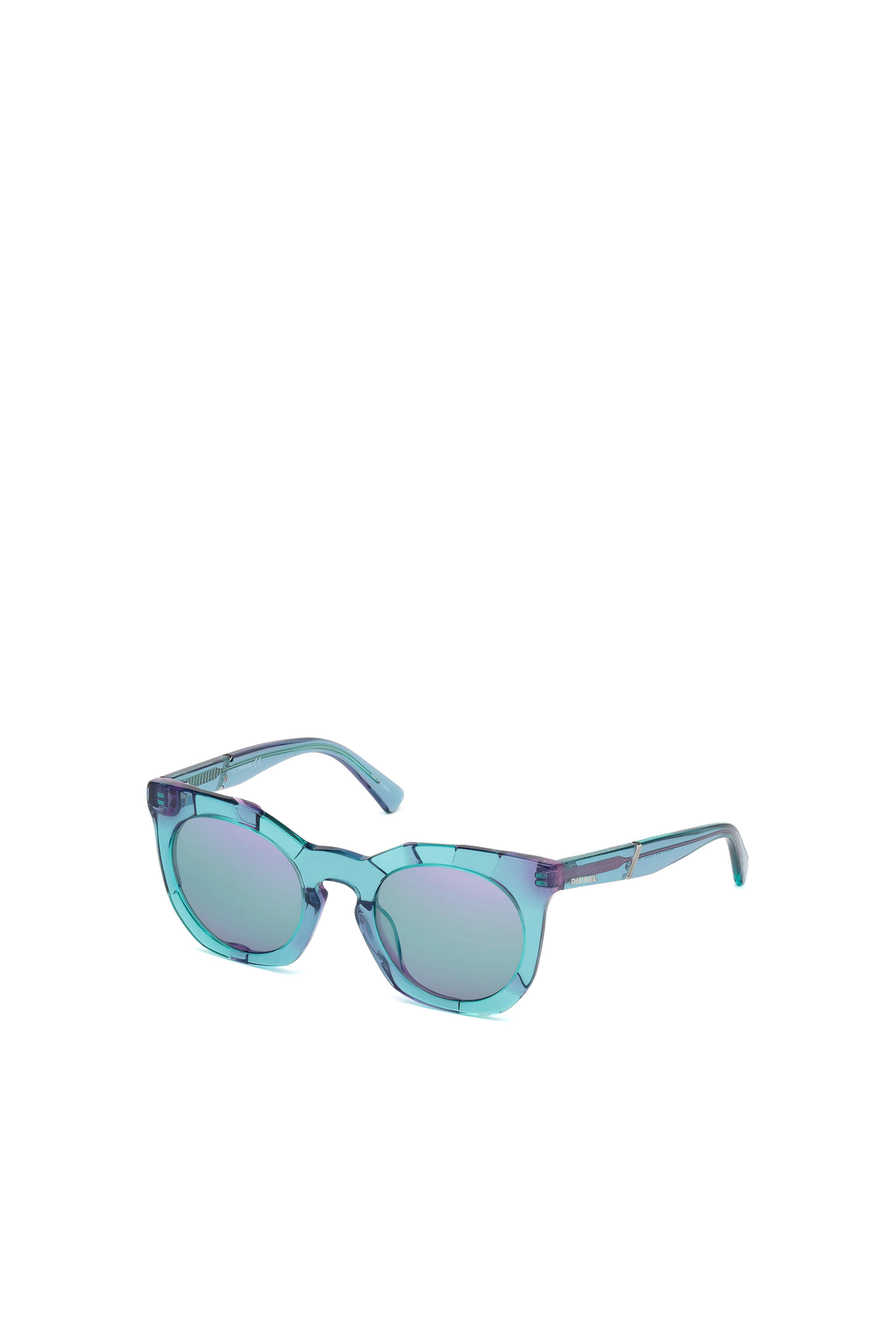 Diesel - DL0270, Woman's Eyewear with innovative hidden structures in Azure - 2