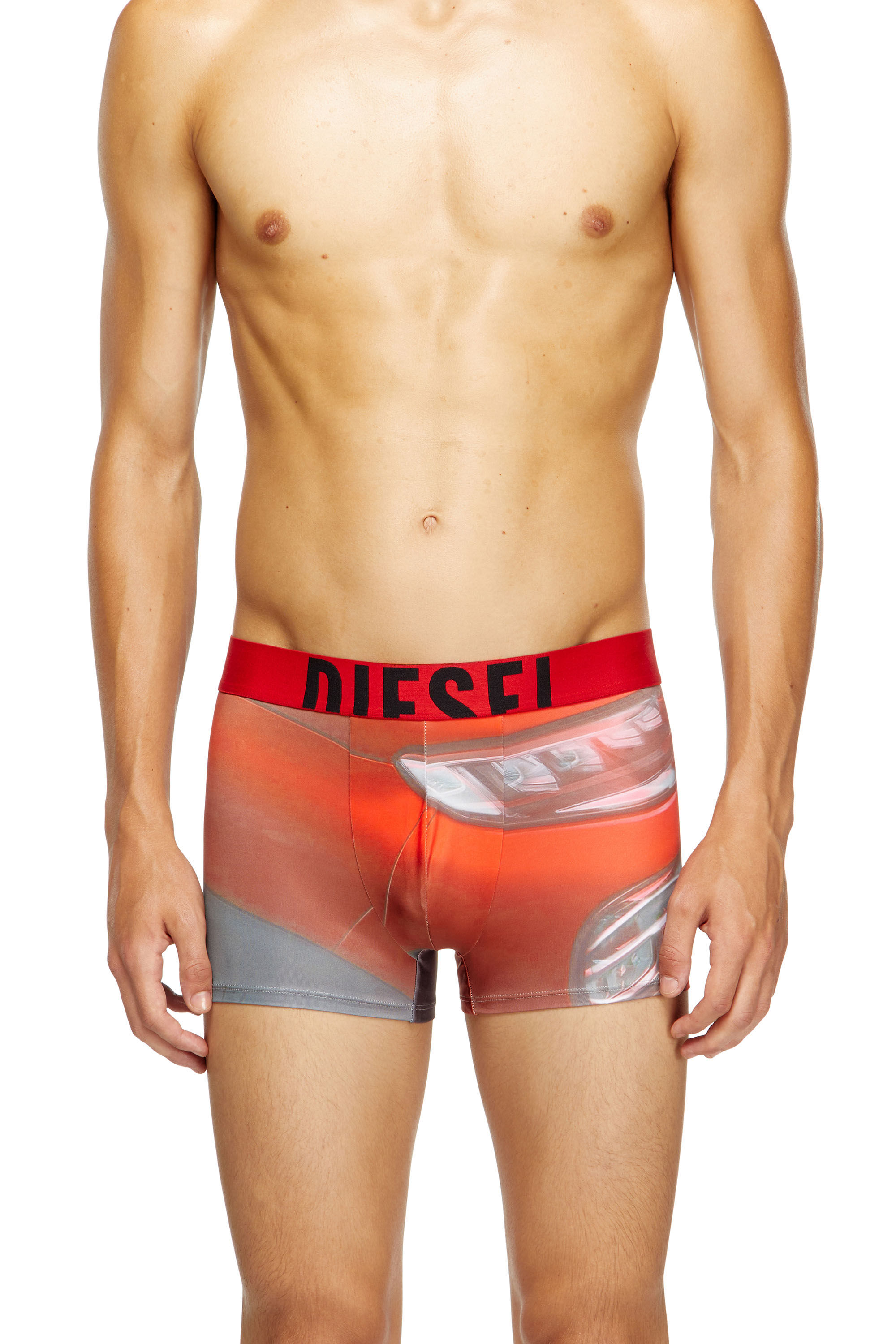 Diesel - DAMIEN-D-POP-40, Boxer à imprimé Pop Homme in Rouge - 1