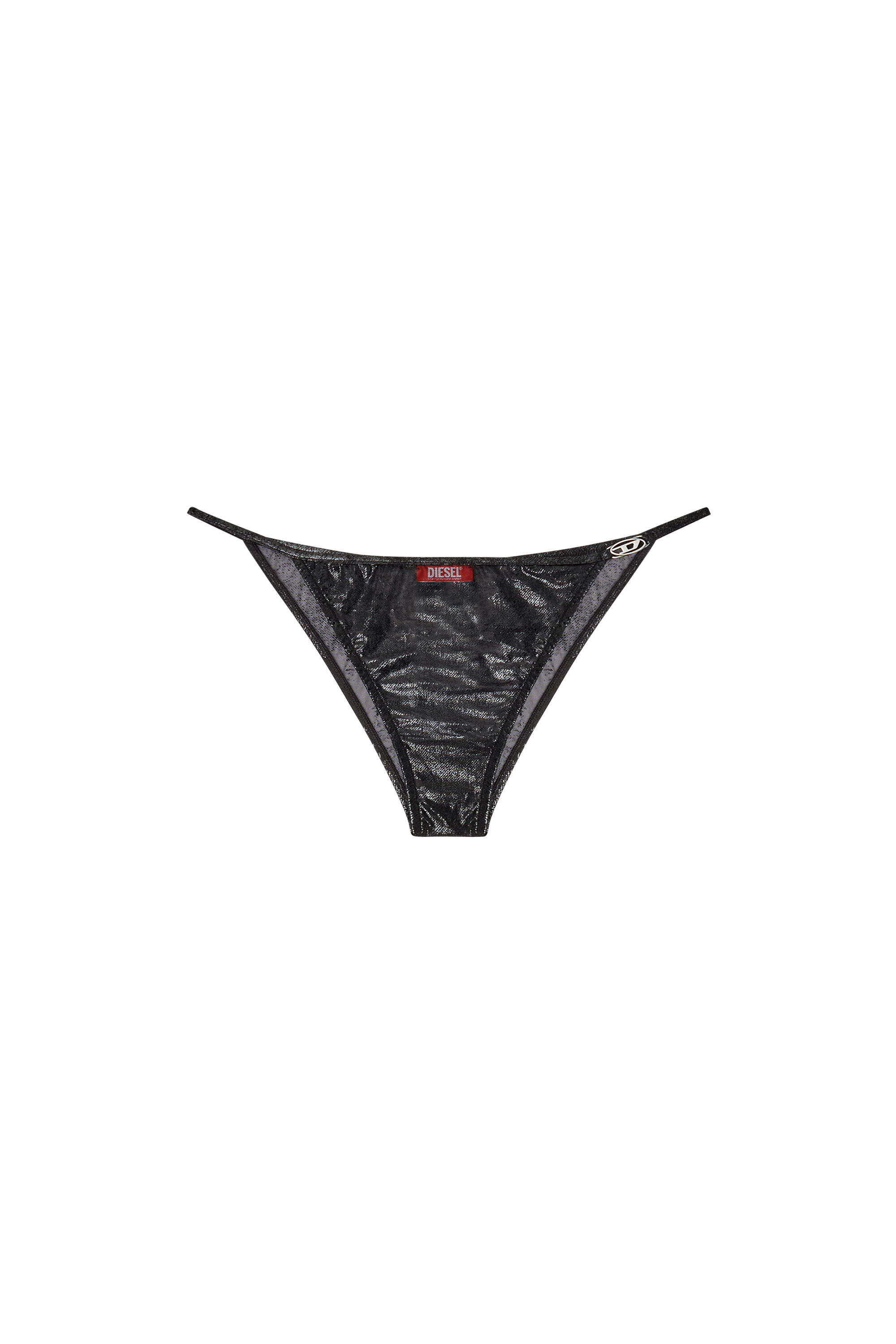 Diesel - PUNCHY-GFT, Culotte en nylon avec logo Femme in Noir - 2