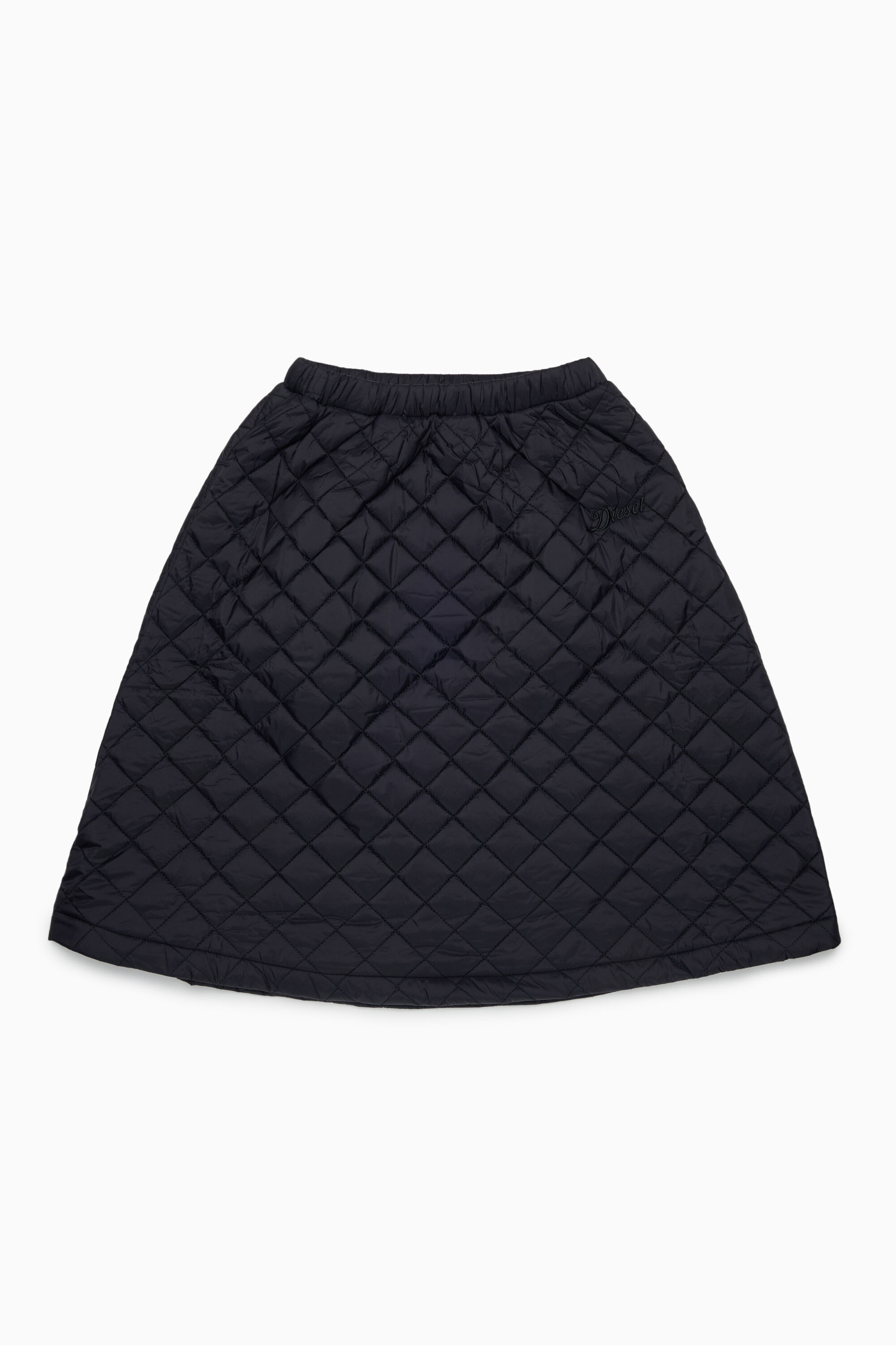 Diesel - GMONTY, Jupe matelass&eacute;e en nylon Femme in Noir - 1
