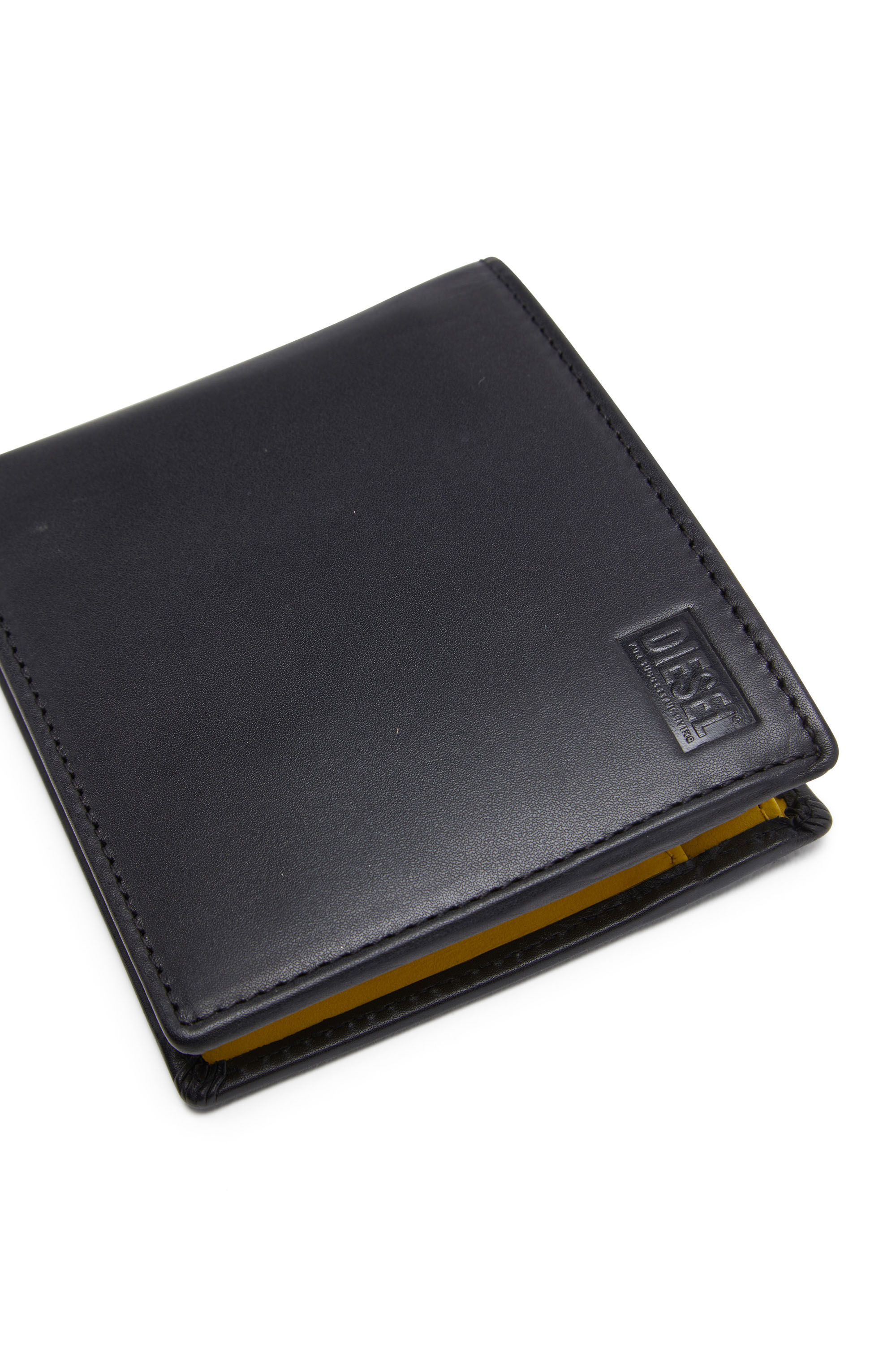 Diesel - BI-FOLD COIN S, Portefeuille à deux volets en cuir lisse Homme in Polychrome - 4
