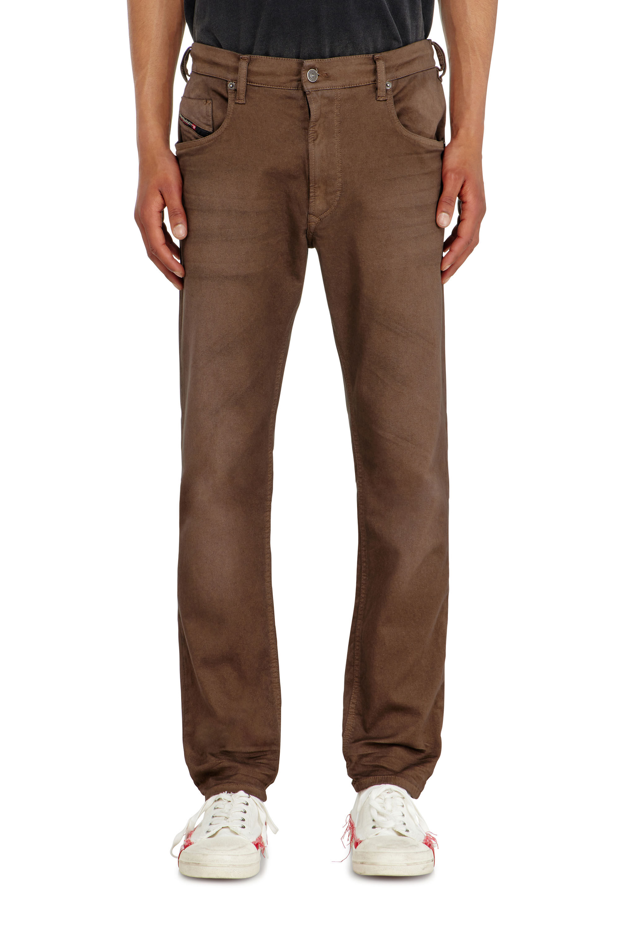 Diesel - Regular 2032 D-Krooley-BW Joggjeans&reg; 0670M Homme, Marron - Image 2