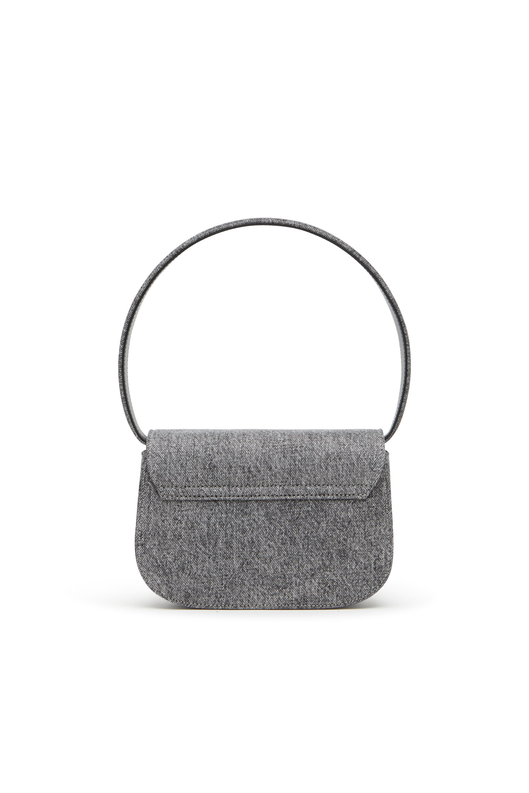 Diesel - 1DR, 1DR-Sac à bandoulière iconique en denim stonewashed Femme in Noir - 3