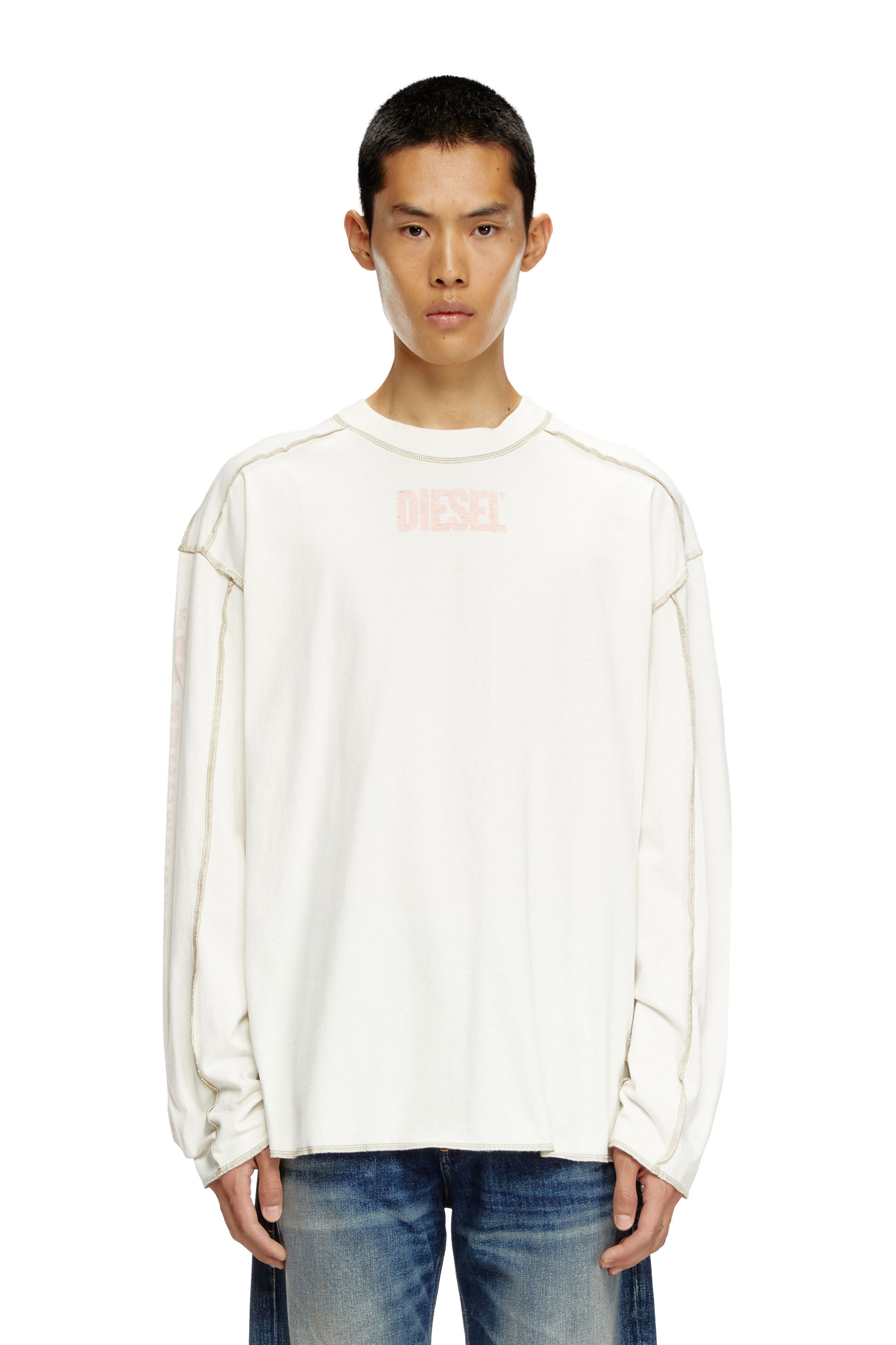 Diesel - T-CRAOR-LS, Blanc - Image 3