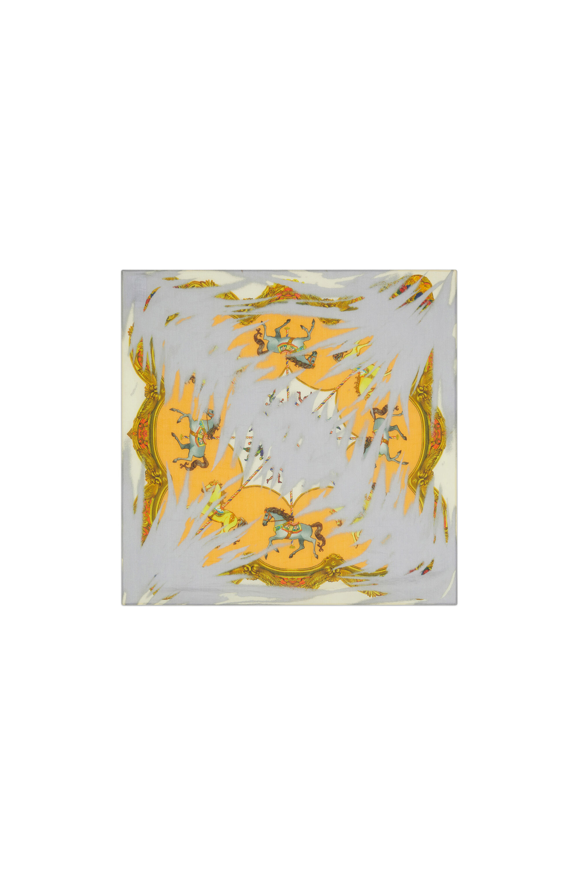 Diesel - S-MARIA, Foulard avec imprimé bandana cheval Mixte in Polychrome - 1
