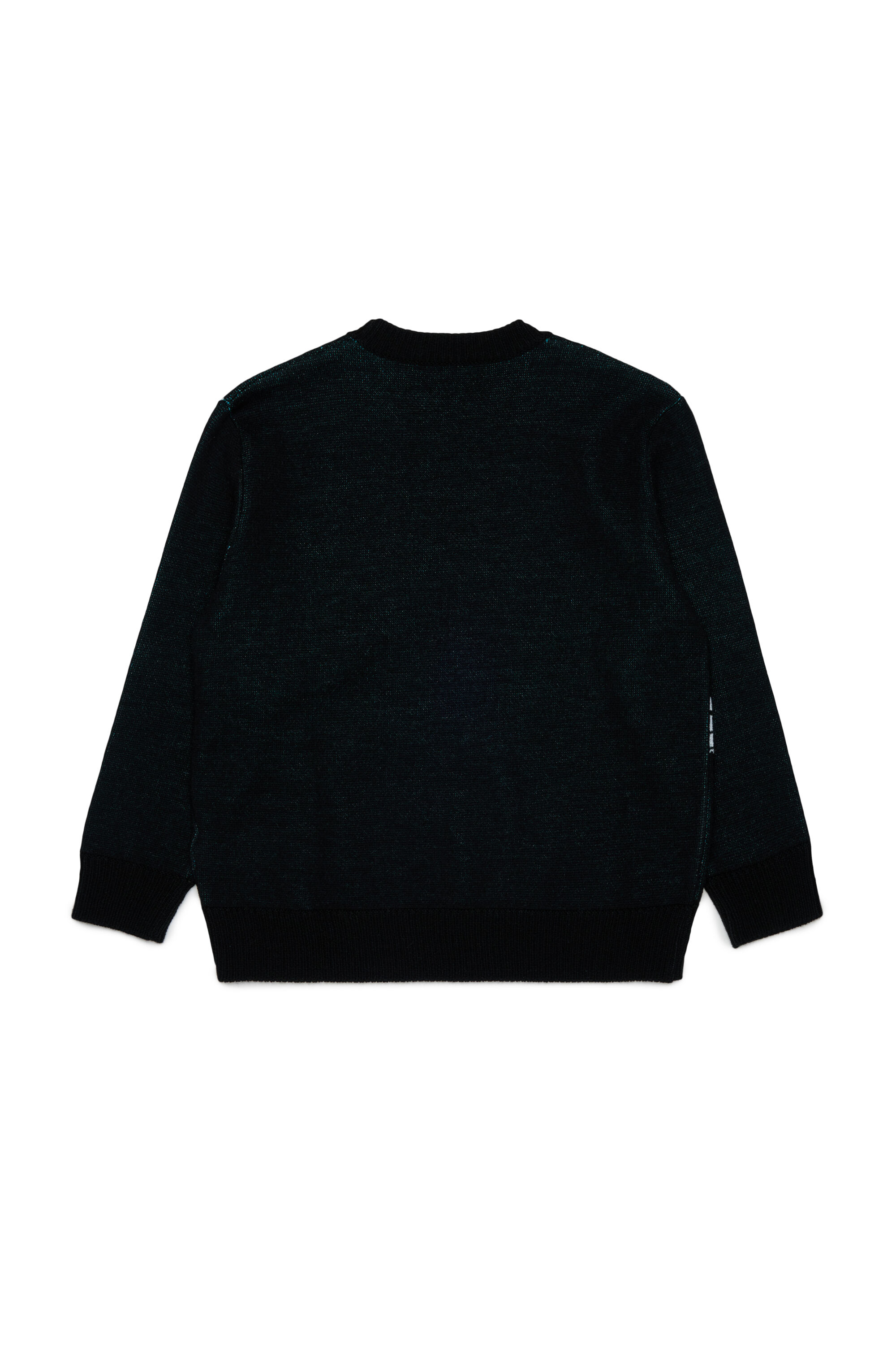 Diesel - KHILES OVER, Pull en m&eacute;lange de laine &agrave; motif montagne Mixte in Noir - 2