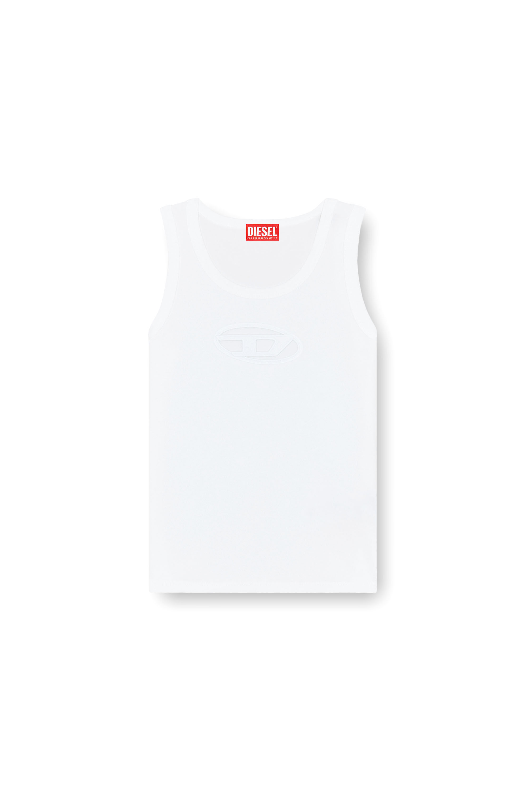 Diesel - T-LYNYS-OD, Débardeur avec cut-out Oval D Femme in Blanc - 2