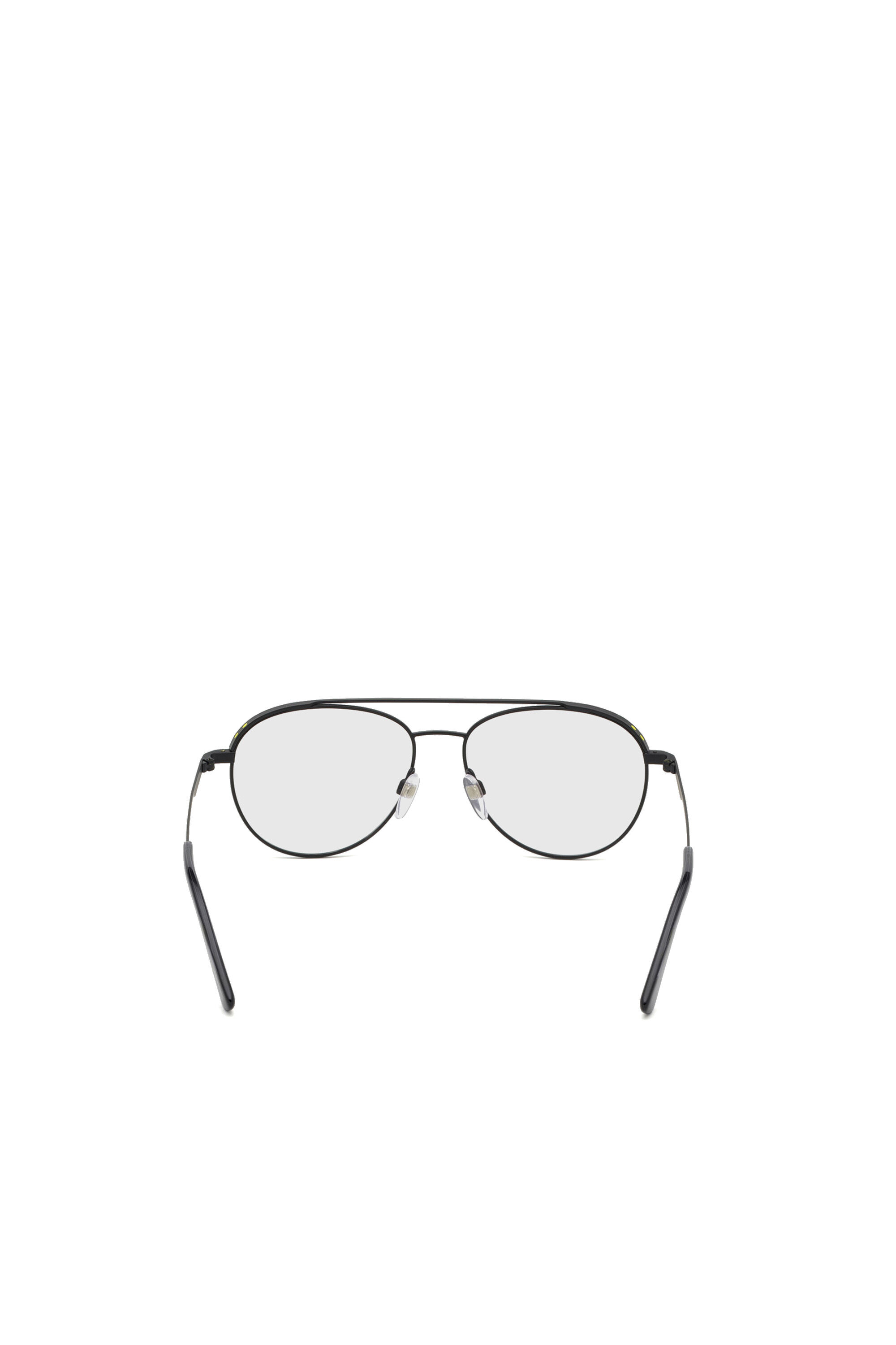 Diesel - DL5305, Monture optique de forme pilote Mixte in Jaune - 3