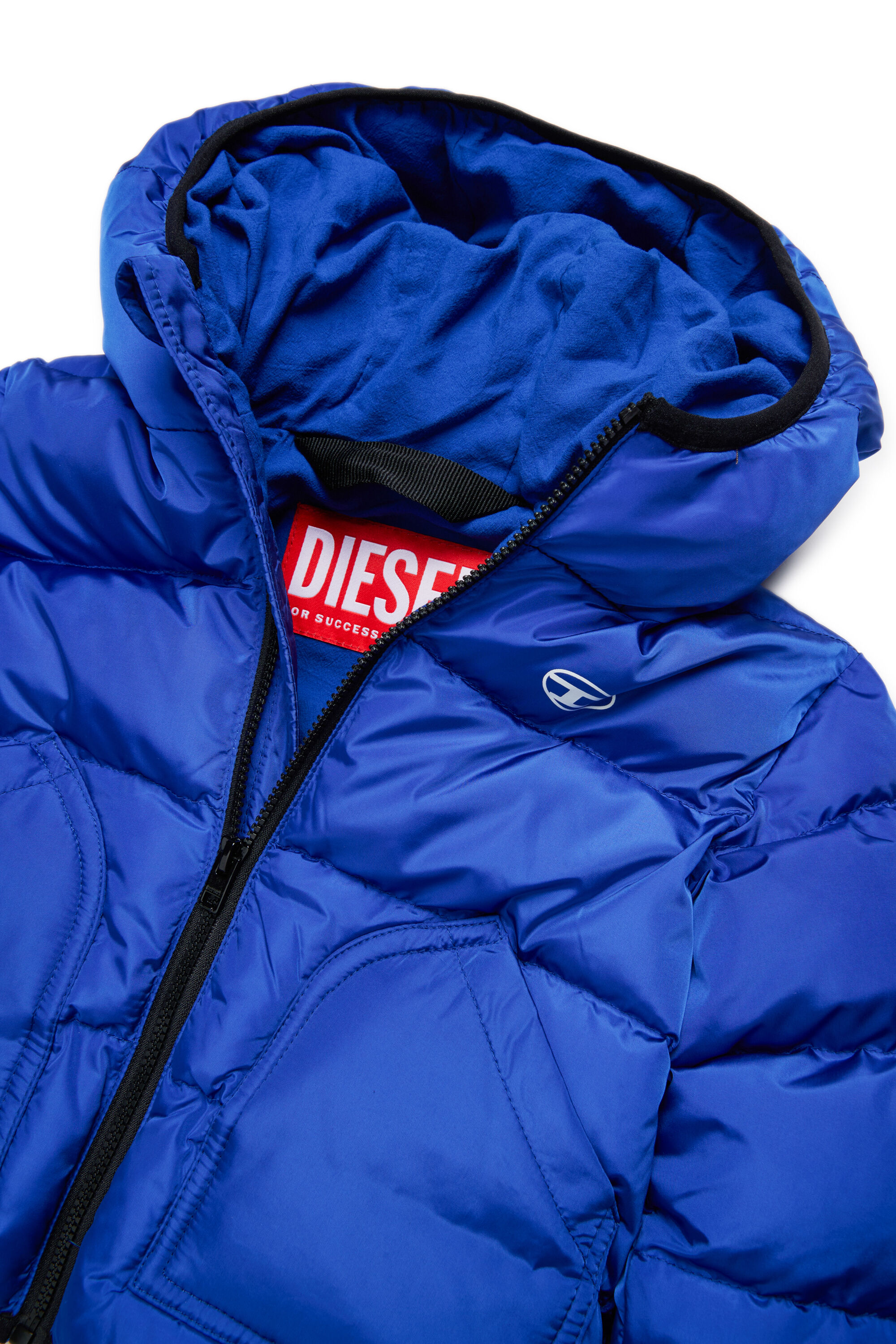 Diesel - JSIPB, Doudoune avec logo Oval D Mixte in Bleu - 3