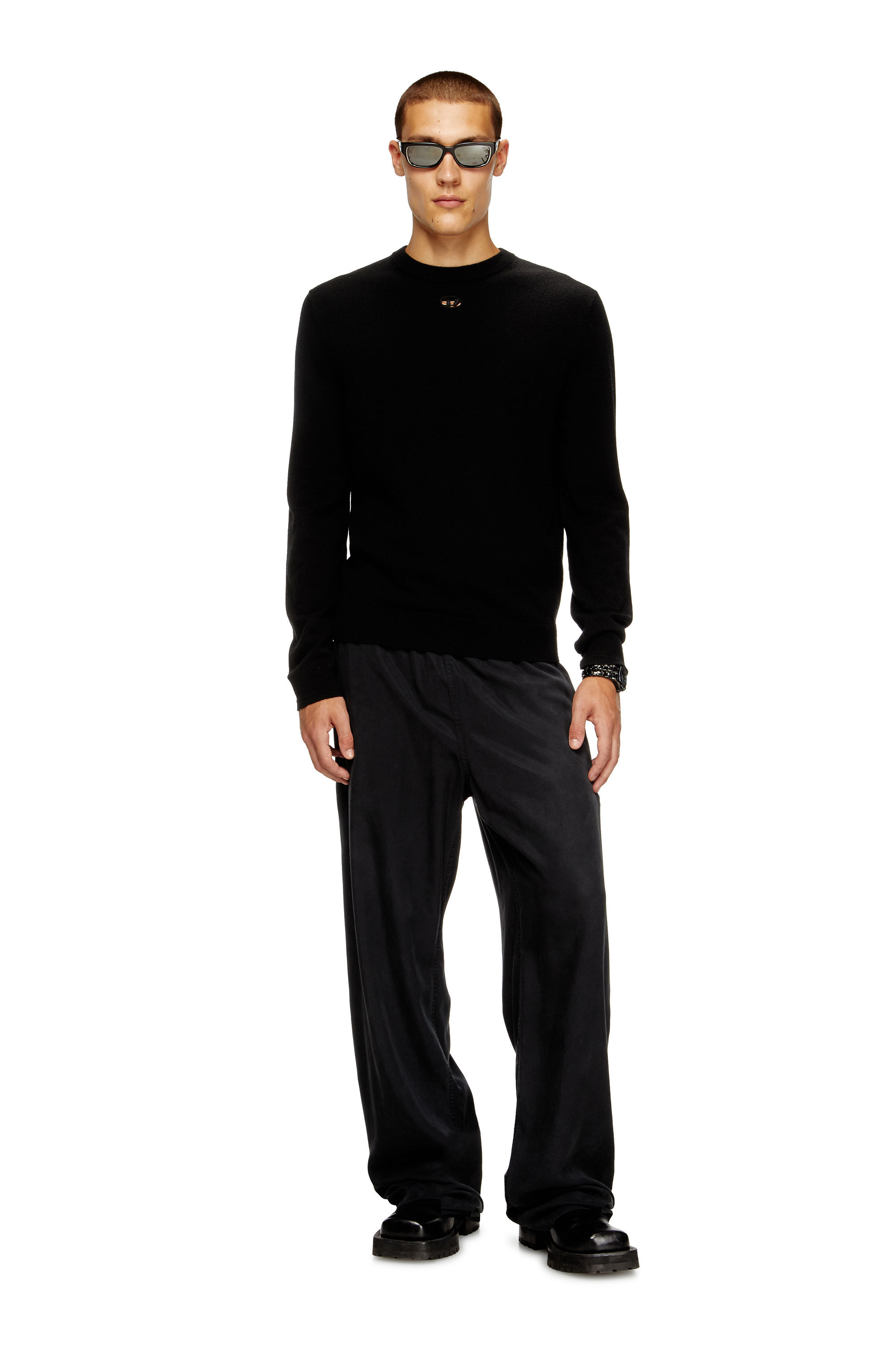 【送料&関税込】Diesel K-vieri Crewneck Jumper Men's Wool and cashmere jumper | Green | Diesel