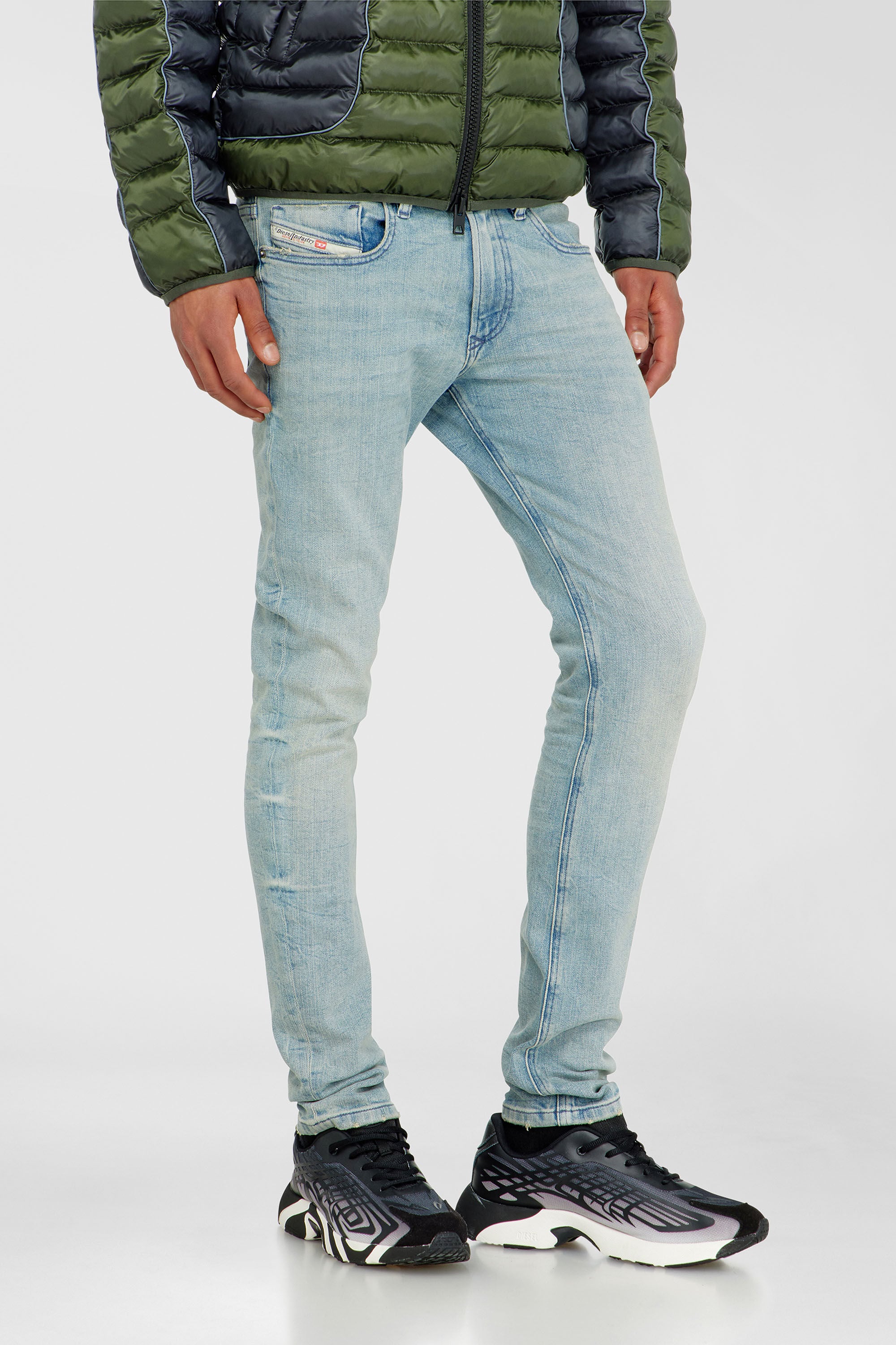 Diesel - Skinny Jeans 1979 Sleenker 0KBBF Homme, Bleu Clair - Image 7