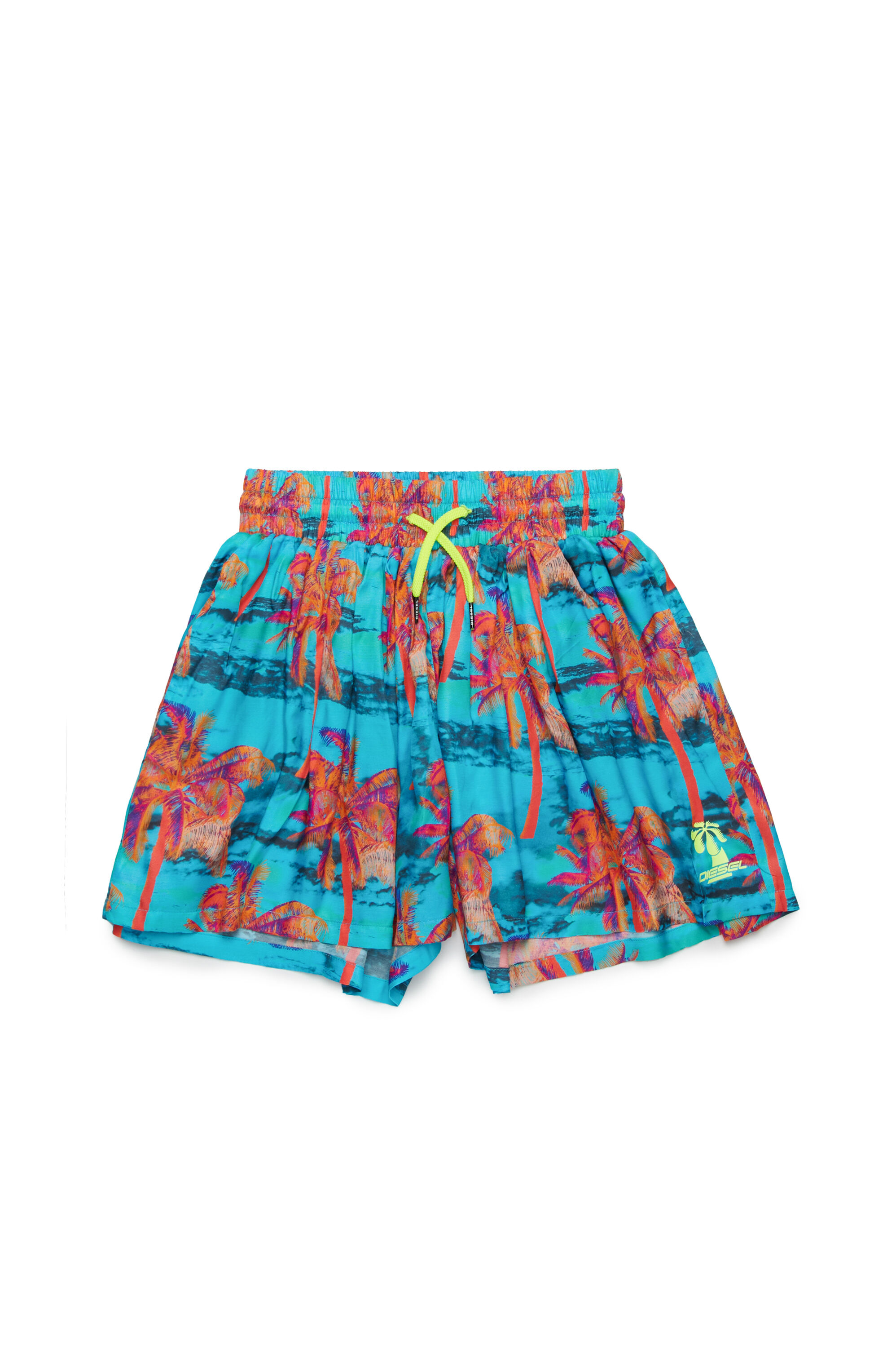 Diesel - MPARIA, Short avec imprimé palmier Femme in Polychrome - 1