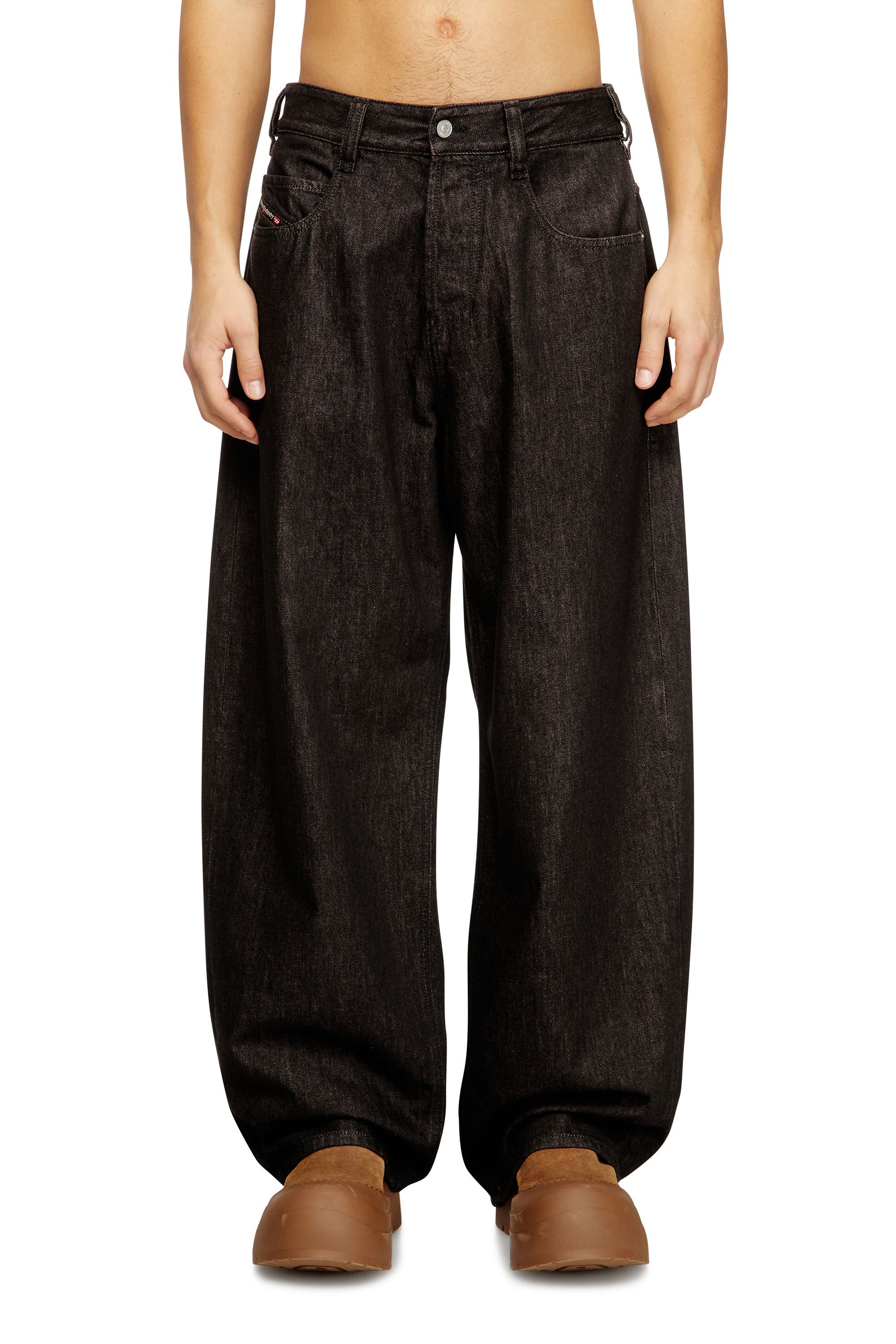 Diesel - Unisex's Relaxed Jeans 1997 D-Enim 09N25, Black/Dark grey - 3