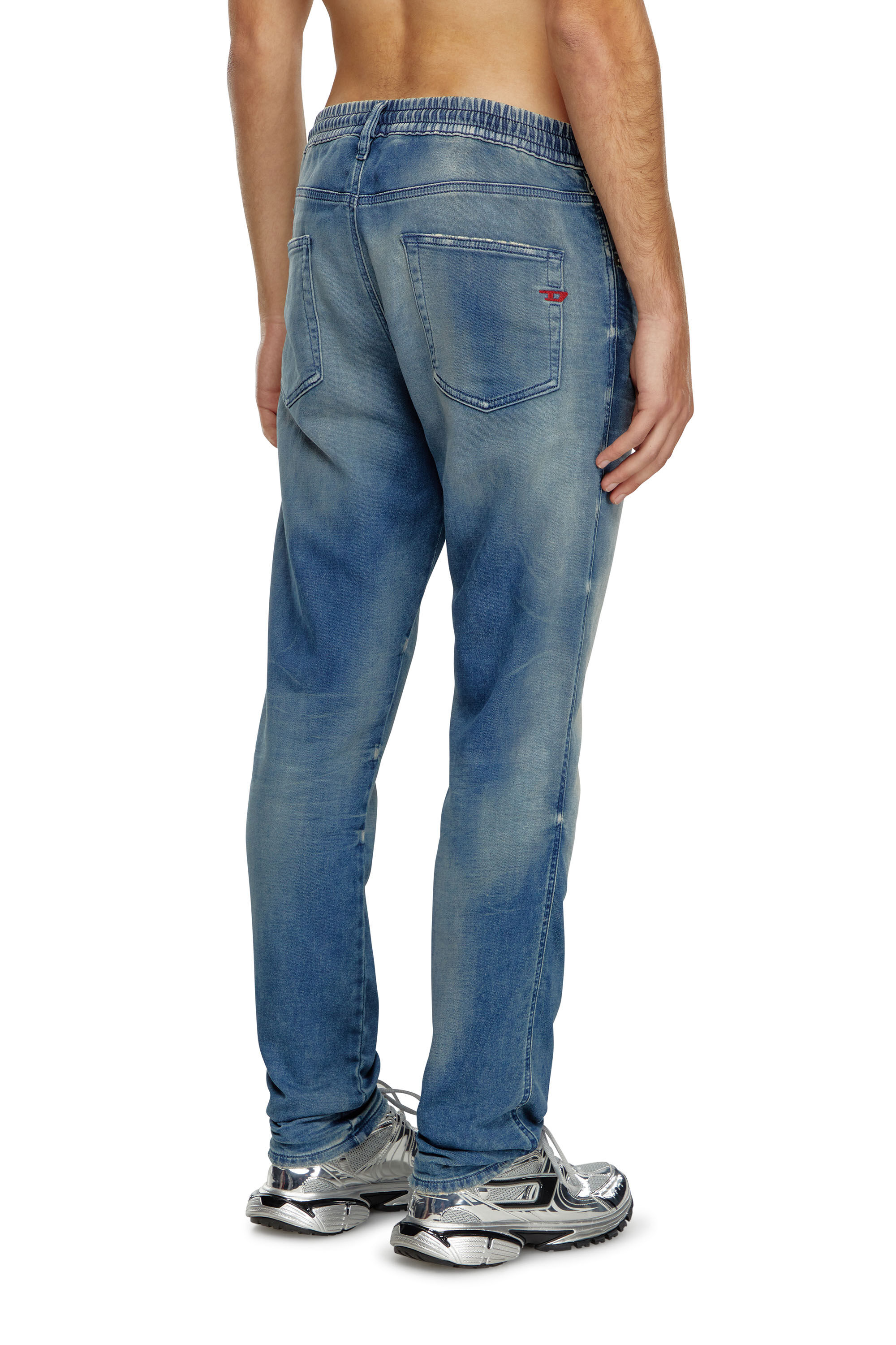 Diesel - Homme Slim 2060 D-Strukt Joggjeans® 068MG, Bleu moyen - Image 4