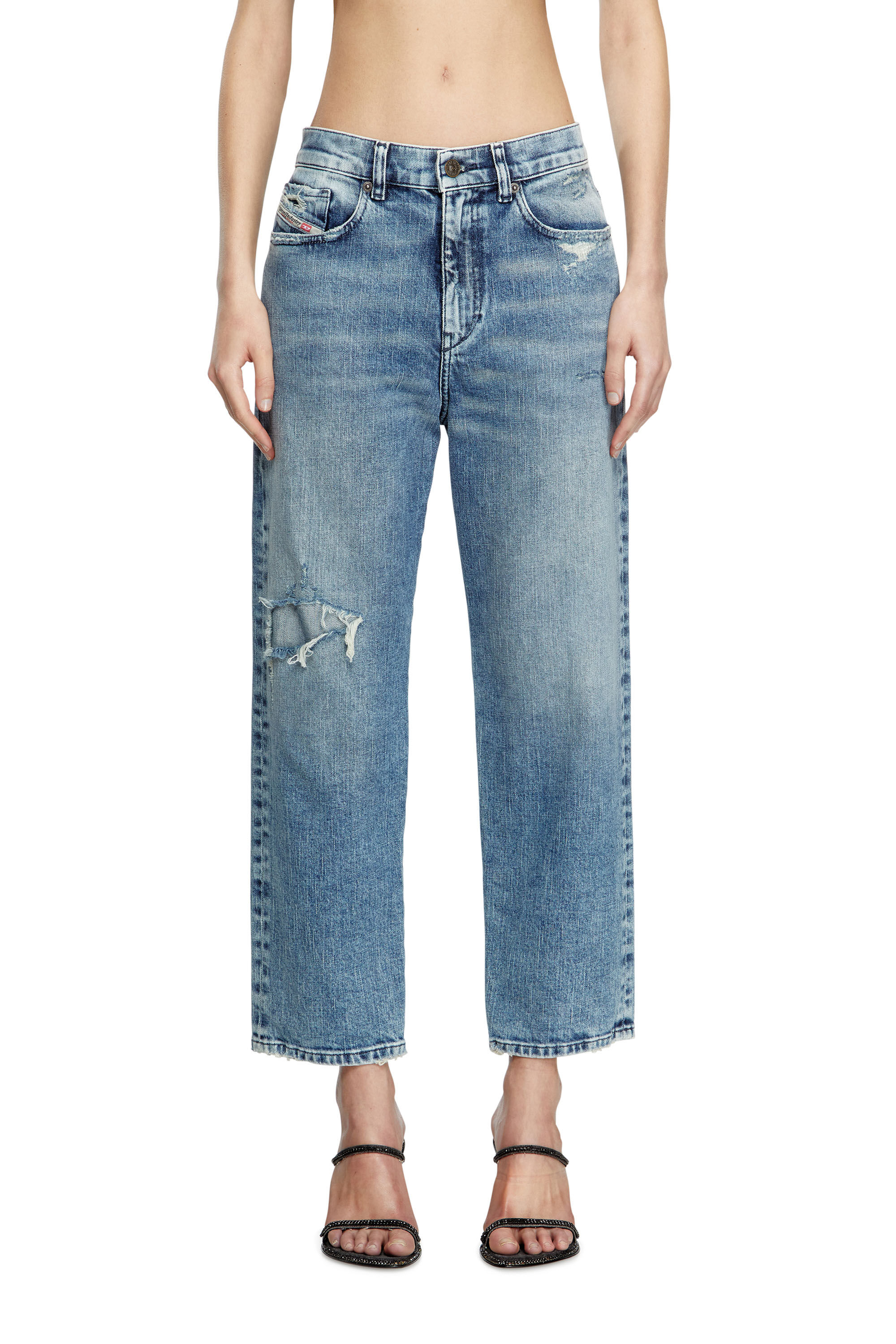 Diesel - Regular Jeans 2016 D-Air 09L34 Femme, Bleu Clair - Image 3